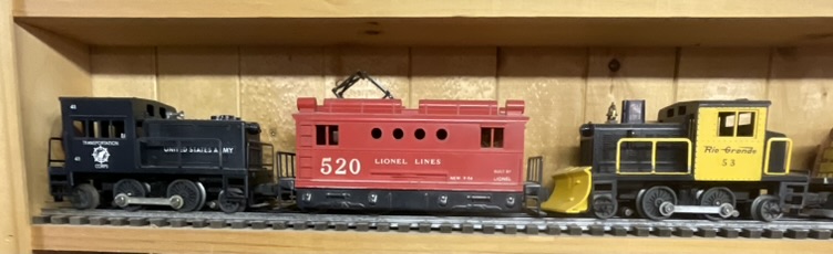 Three Lionel Postwar O-Gauge Motorized Locomotives Numbers 41, 520, and 53