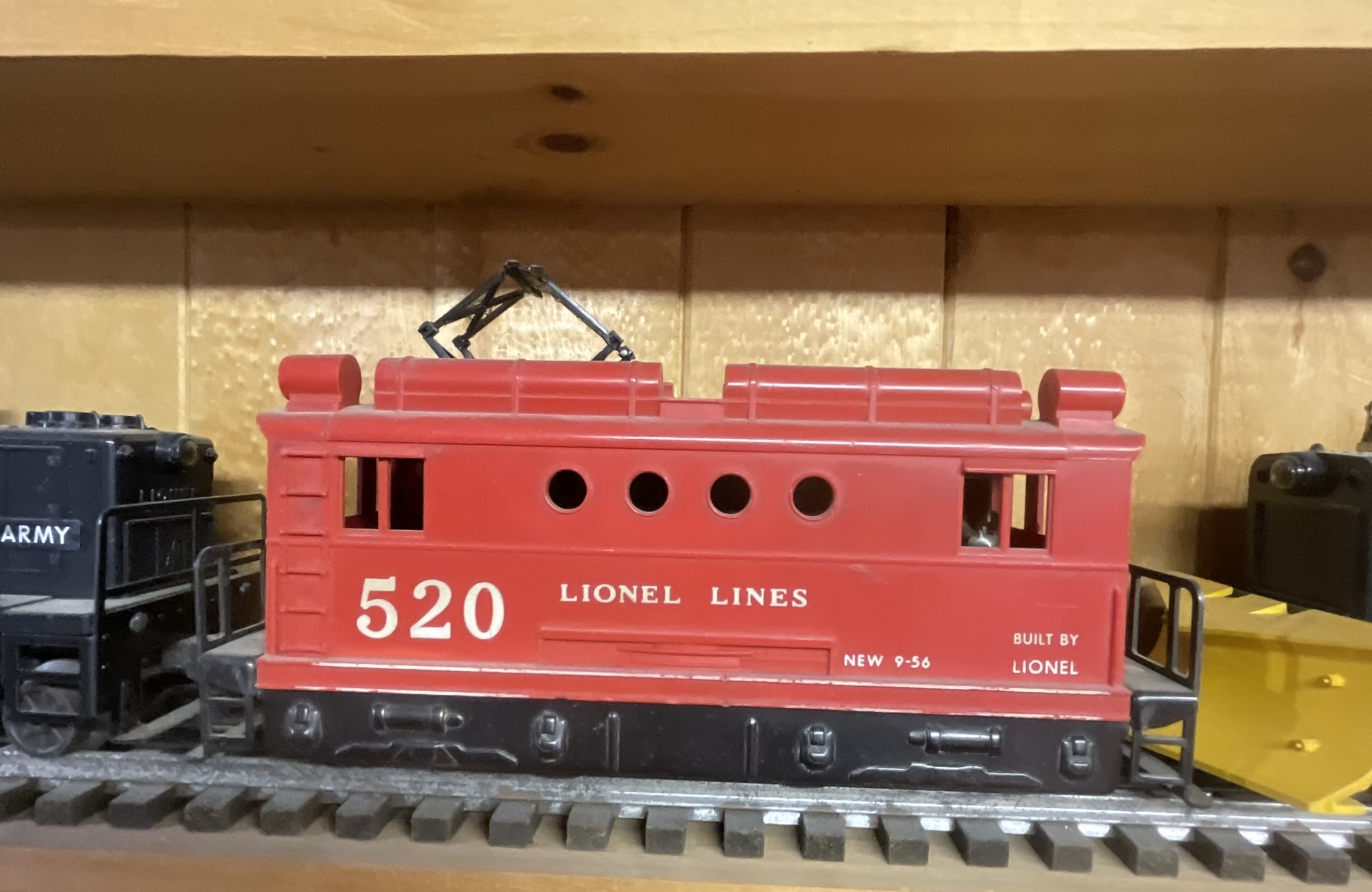 Three Lionel Postwar O-Gauge Motorized Locomotives Numbers 41, 520, and 53