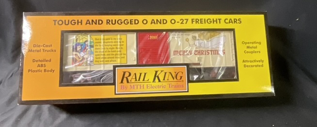 MTH RailKing 2010 Christmas Box Car 30-74604