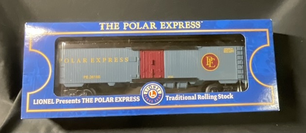 Lionel The Polar Express Wood-Sided Reefer Model 6-36166 in Original Box