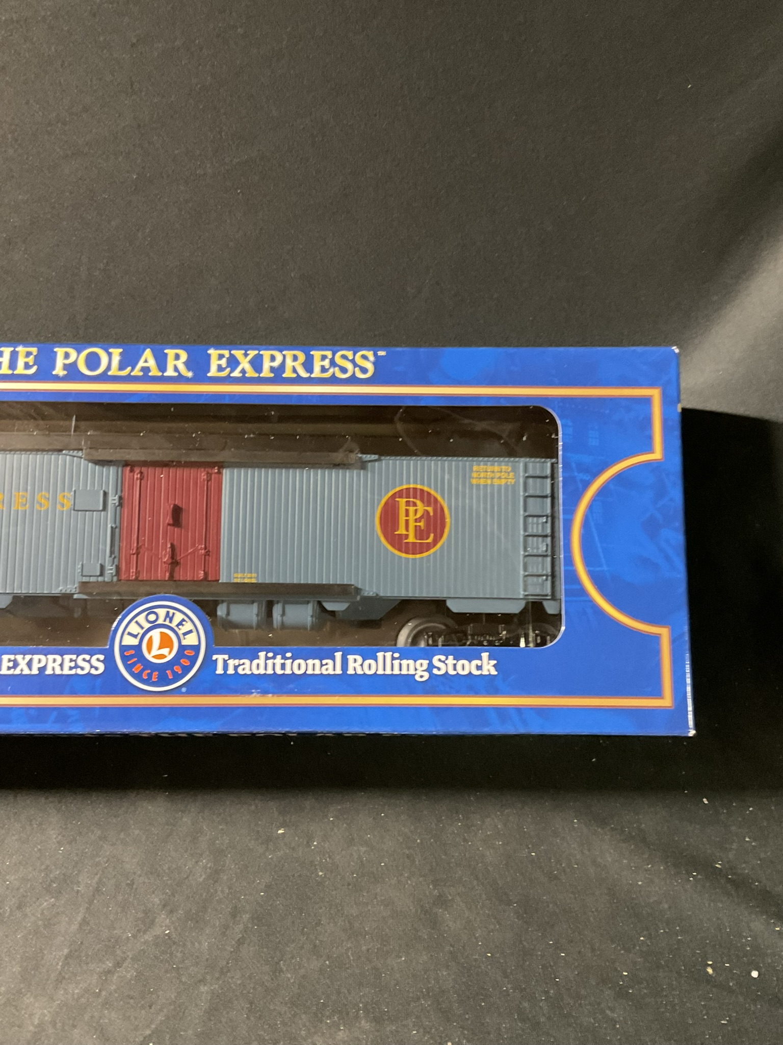 Lionel The Polar Express Wood-Sided Reefer Model 6-36166 in Original Box