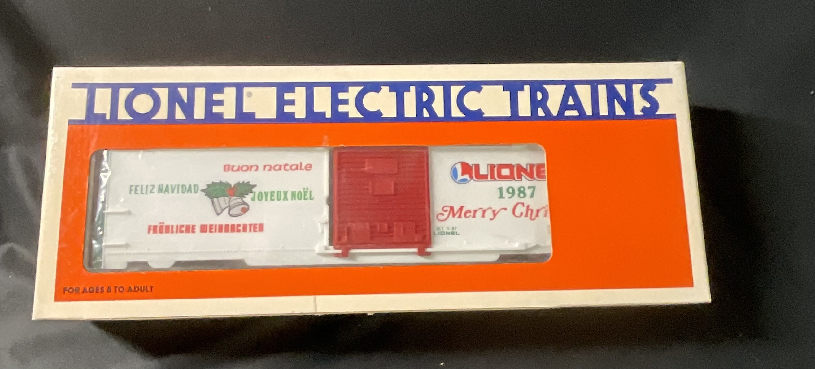 Lionel 6-19903 1987 Christmas Boxcar with Original Box