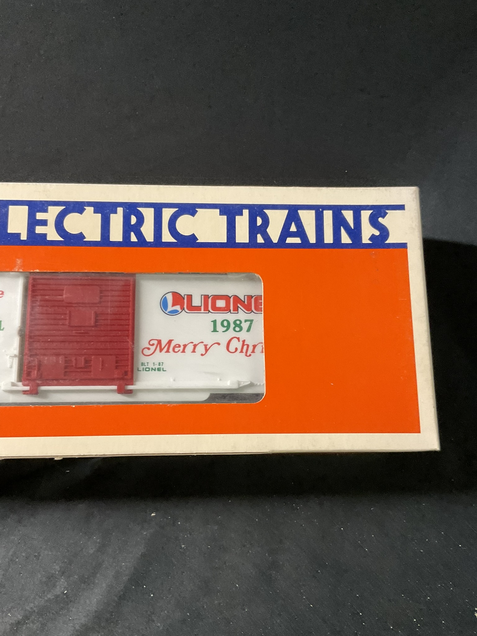 Lionel 6-19903 1987 Christmas Boxcar with Original Box