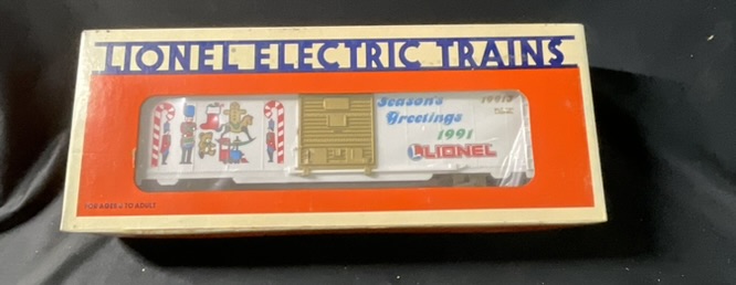 Lionel 6-19913 1991 O Gauge Christmas Boxcar
