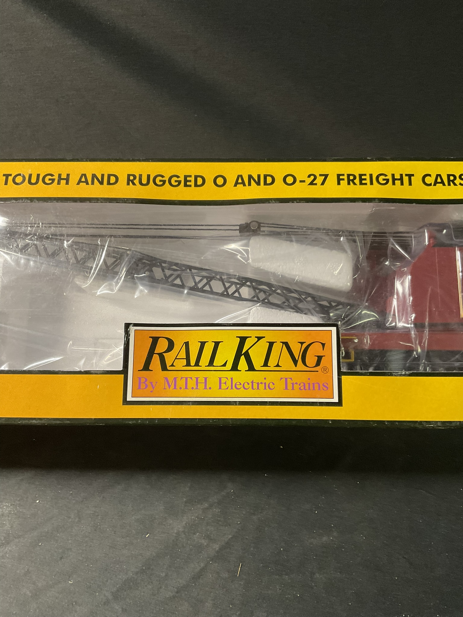 RailKing by MTH Erie Lackawanna American Crane Car 30-79129