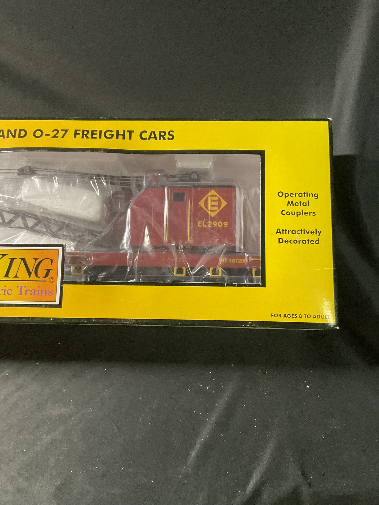 RailKing by MTH Erie Lackawanna American Crane Car 30-79129