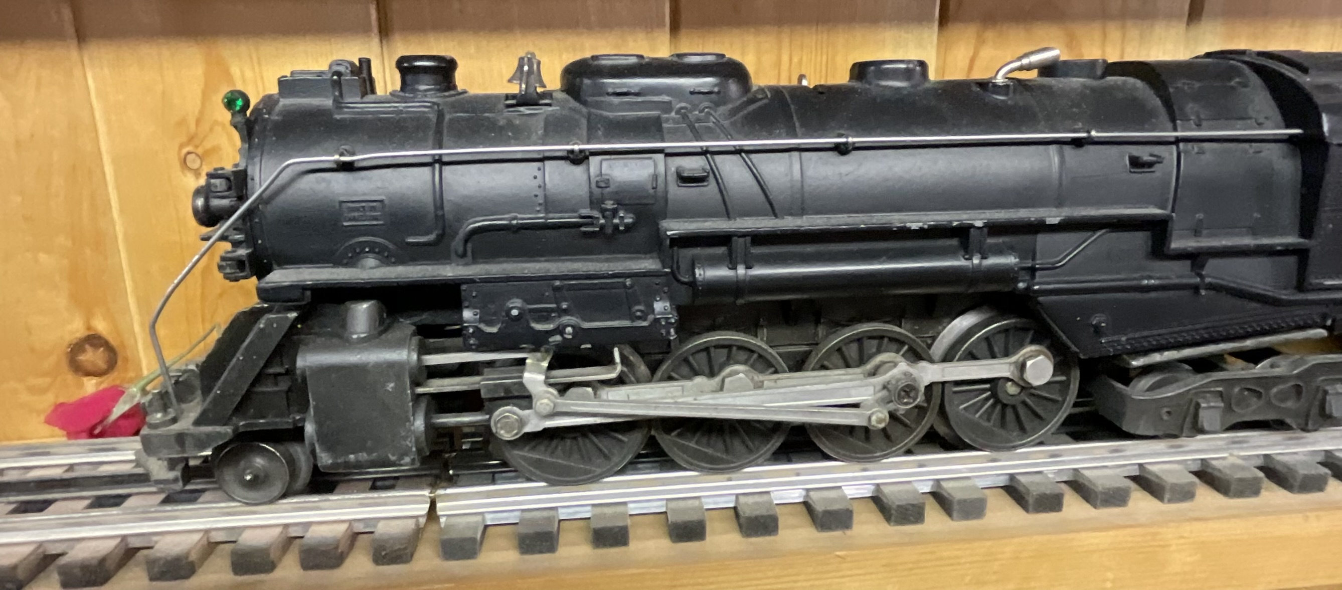 A Set of Vintage Lionel Postwar O-Gauge Model Train Items Featuring a 726 Berkshire Steam Locomotive