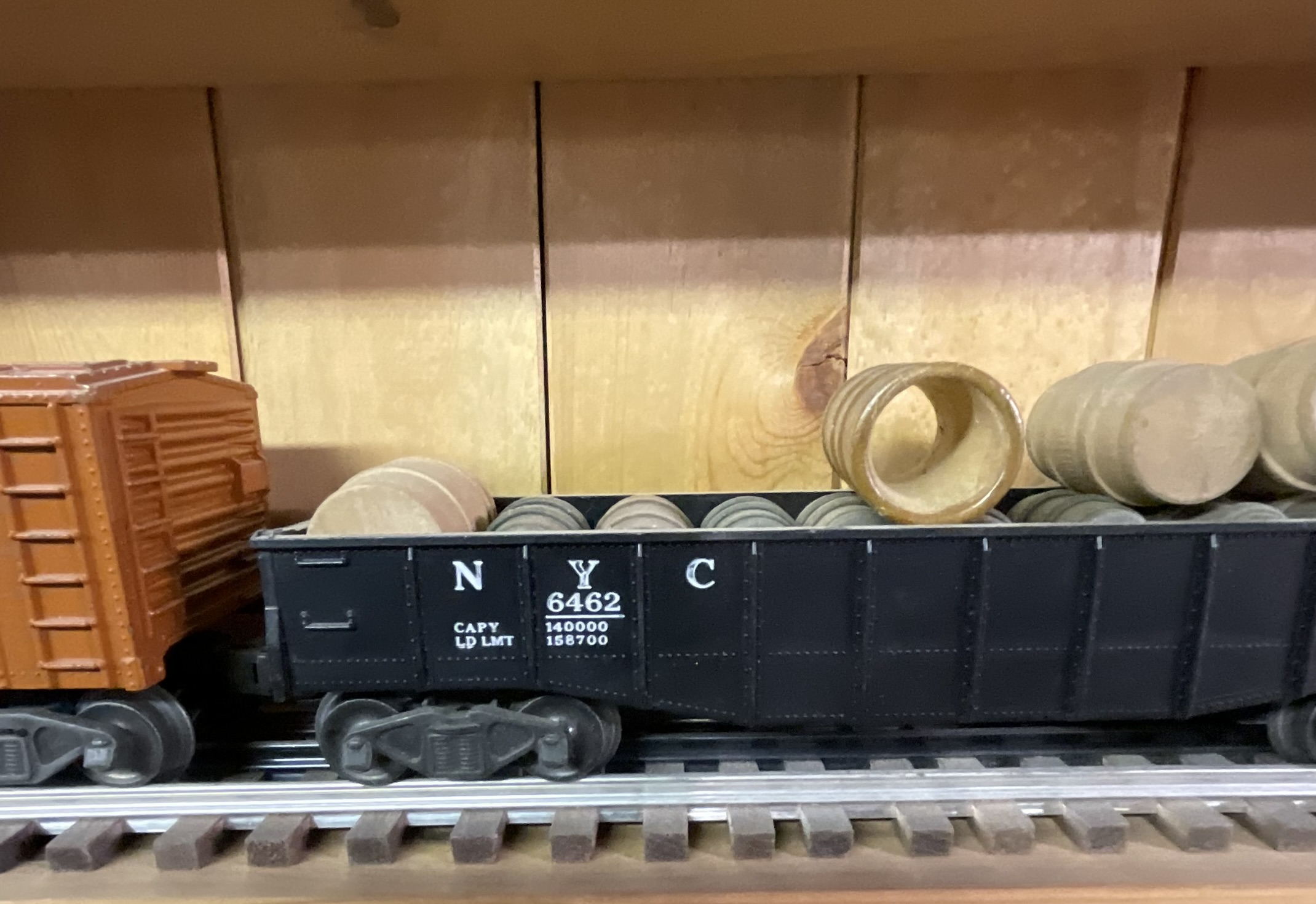A Set of Vintage Lionel Postwar O-Gauge Model Train Items Featuring a 726 Berkshire Steam Locomotive