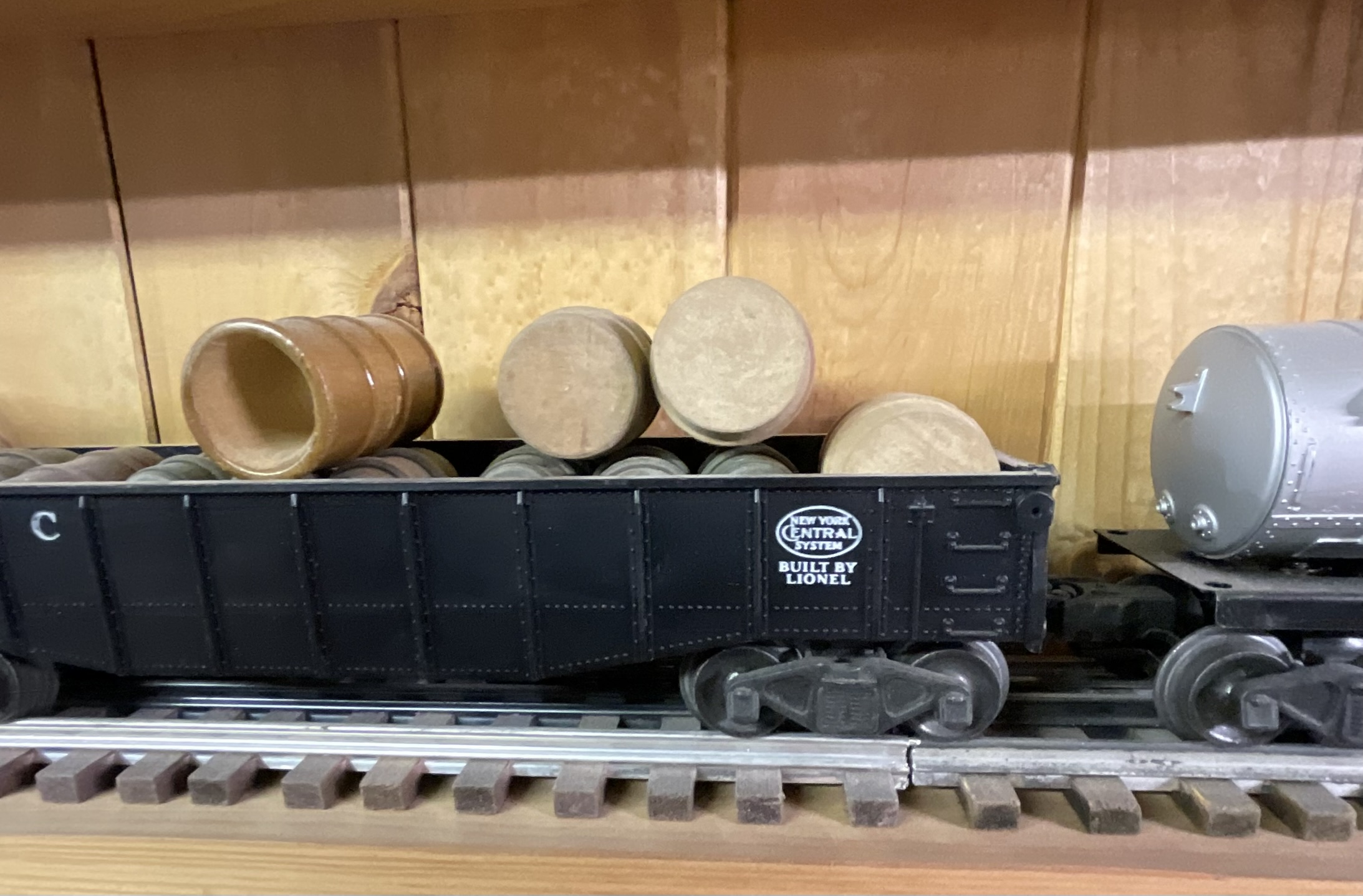 A Set of Vintage Lionel Postwar O-Gauge Model Train Items Featuring a 726 Berkshire Steam Locomotive