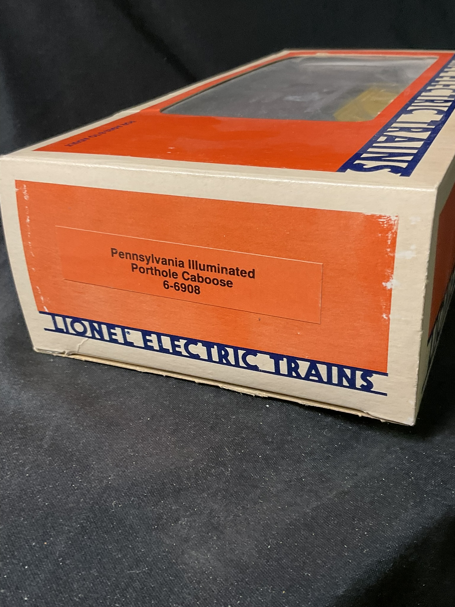Lionel Pennsylvania Illuminated Porthole Caboose 6-6908 in Original Box