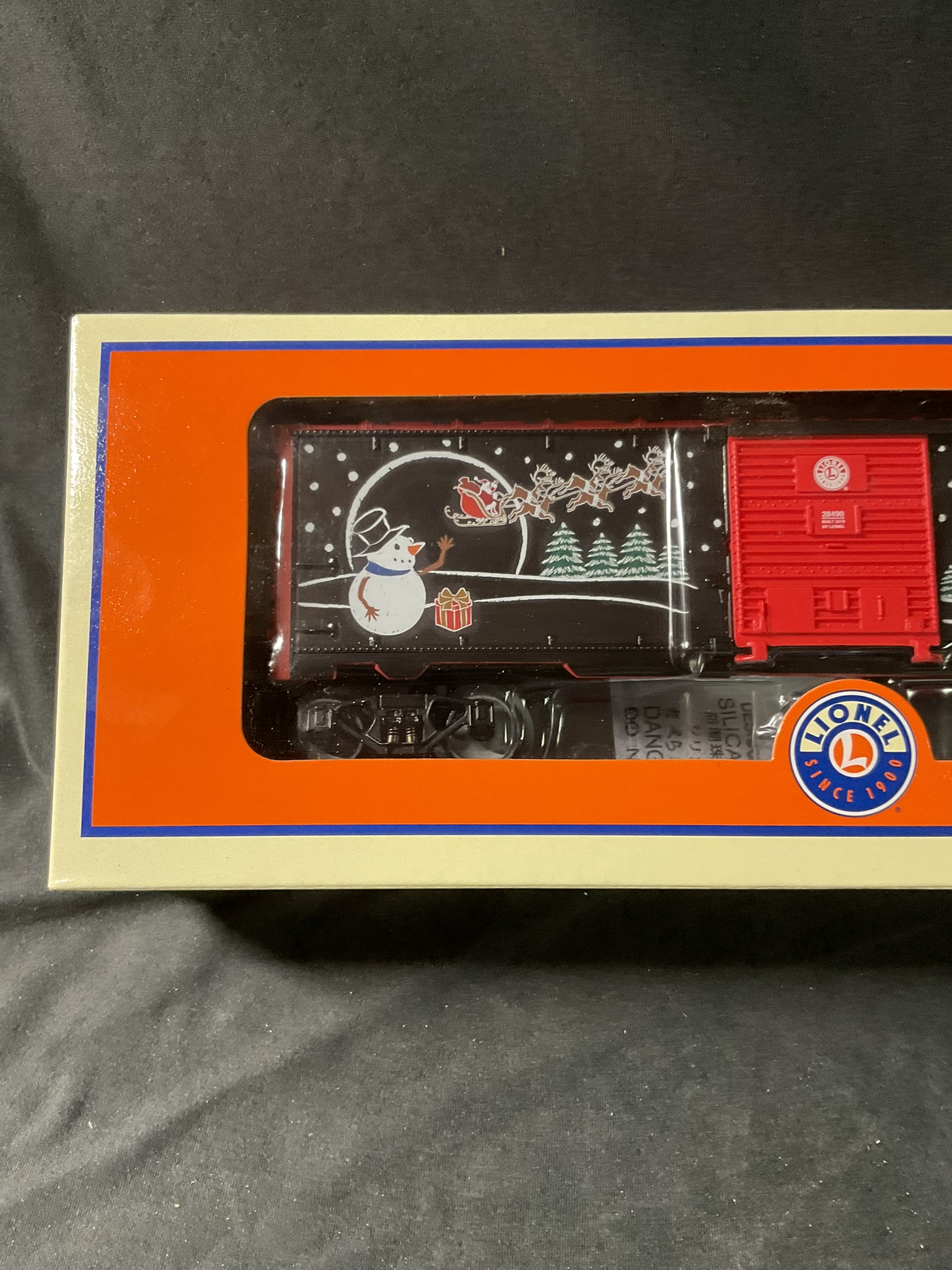 Lionel O-Gauge 2019 Christmas Boxcar 1928490
