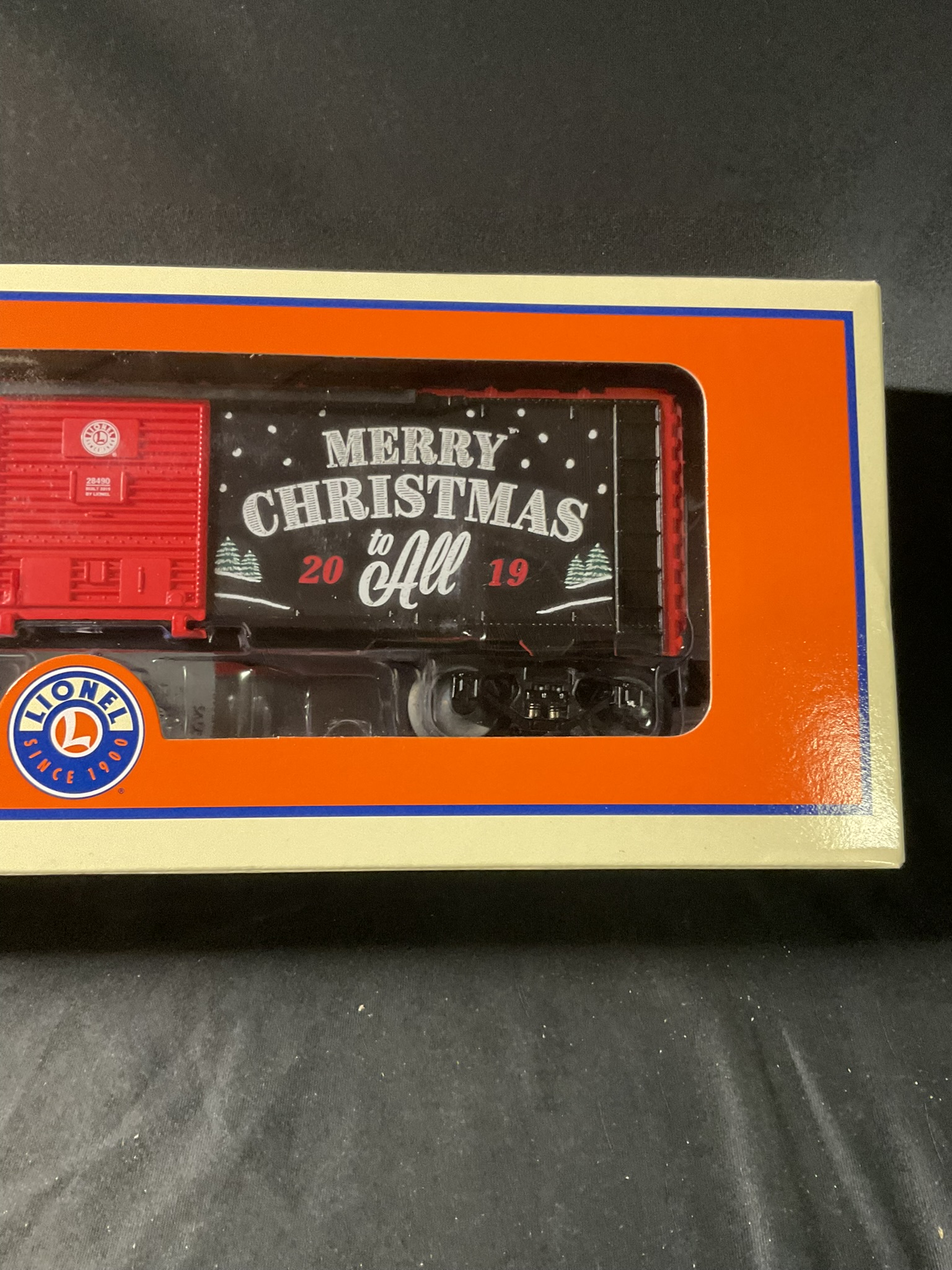 Lionel O-Gauge 2019 Christmas Boxcar 1928490