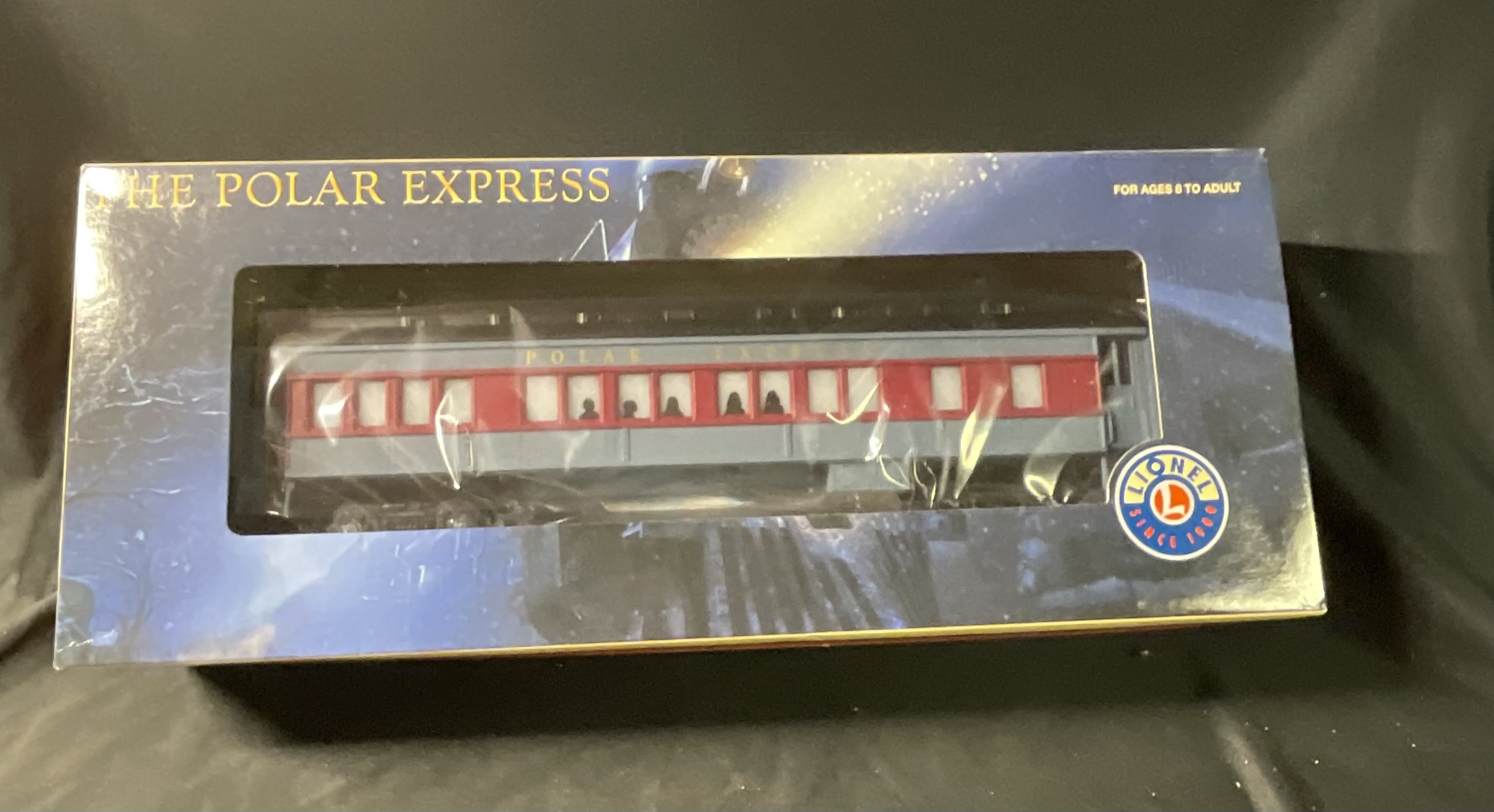 Lionel O Gauge The Polar Express Passenger Car with Disappearing Hobo 6-35130