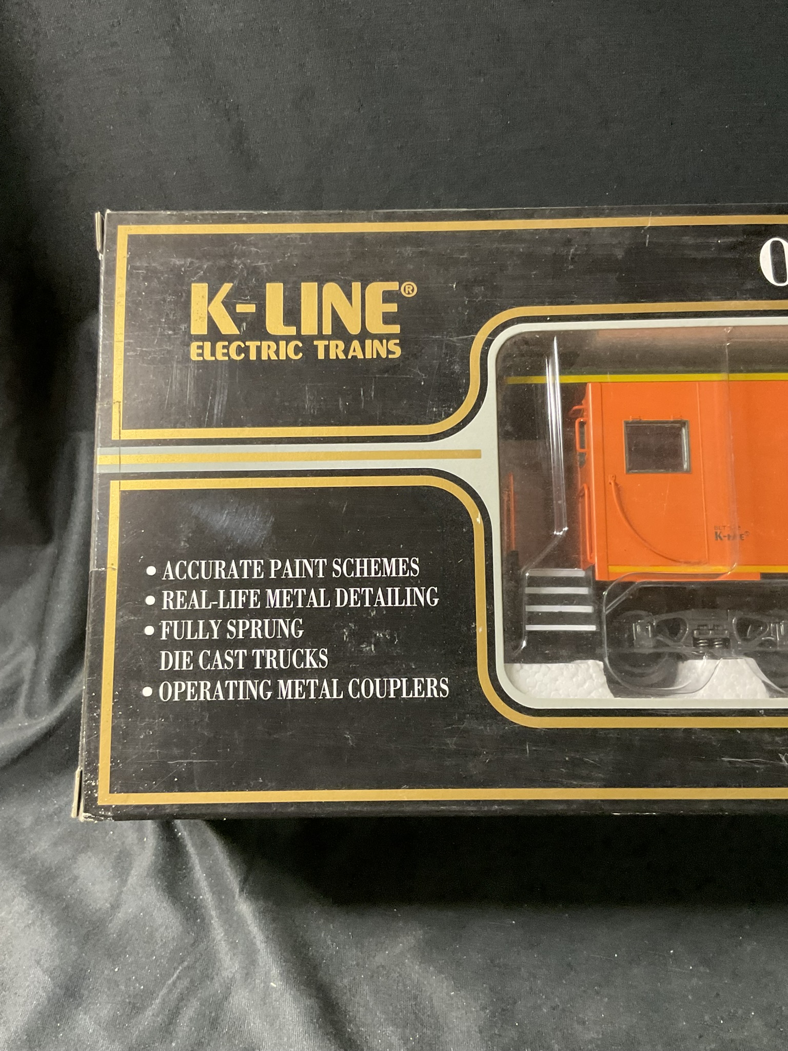 K-Line O Scale Classics BNSF Extended Vision Caboose with Smoke Unit K613-1171 in Original Box