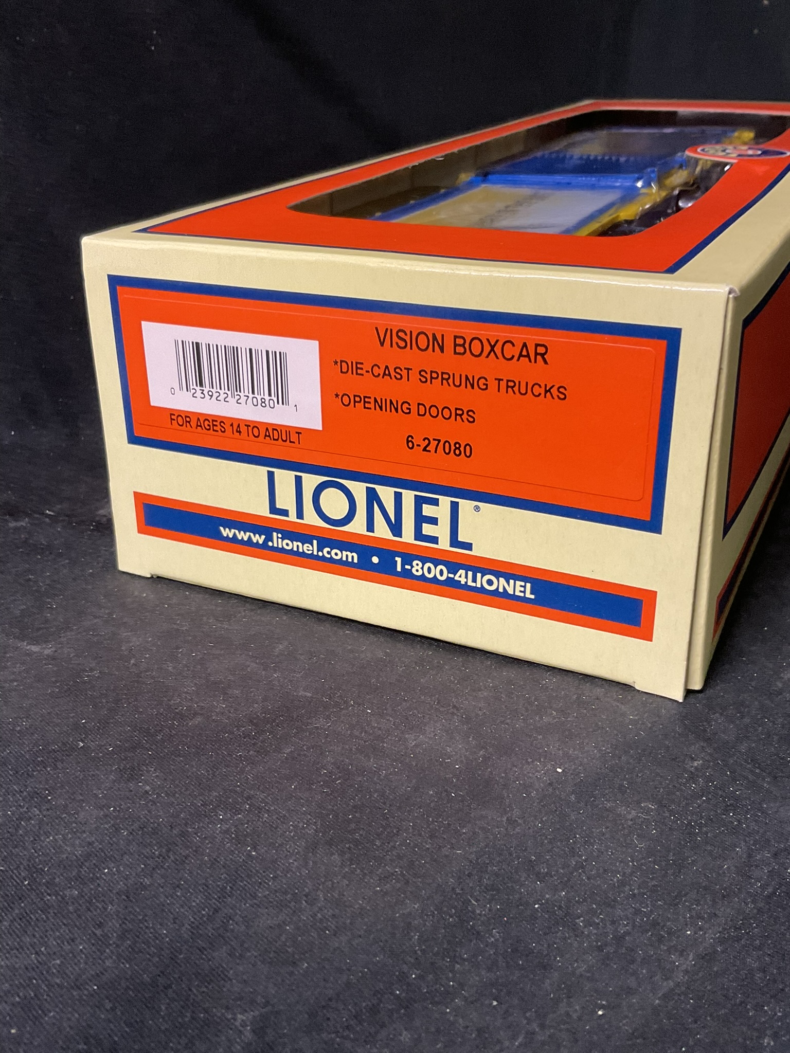 Lionel O-Gauge 6-27080 Visionary in the 50's Vision Boxcar in Original Box
