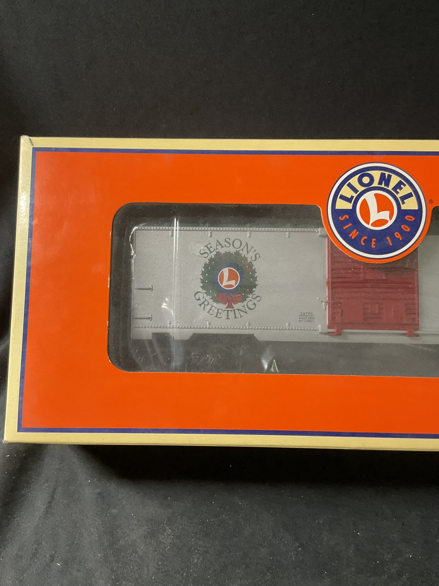 Lionel Model 6-26790 Christmas Lighted Boxcar in Original Box