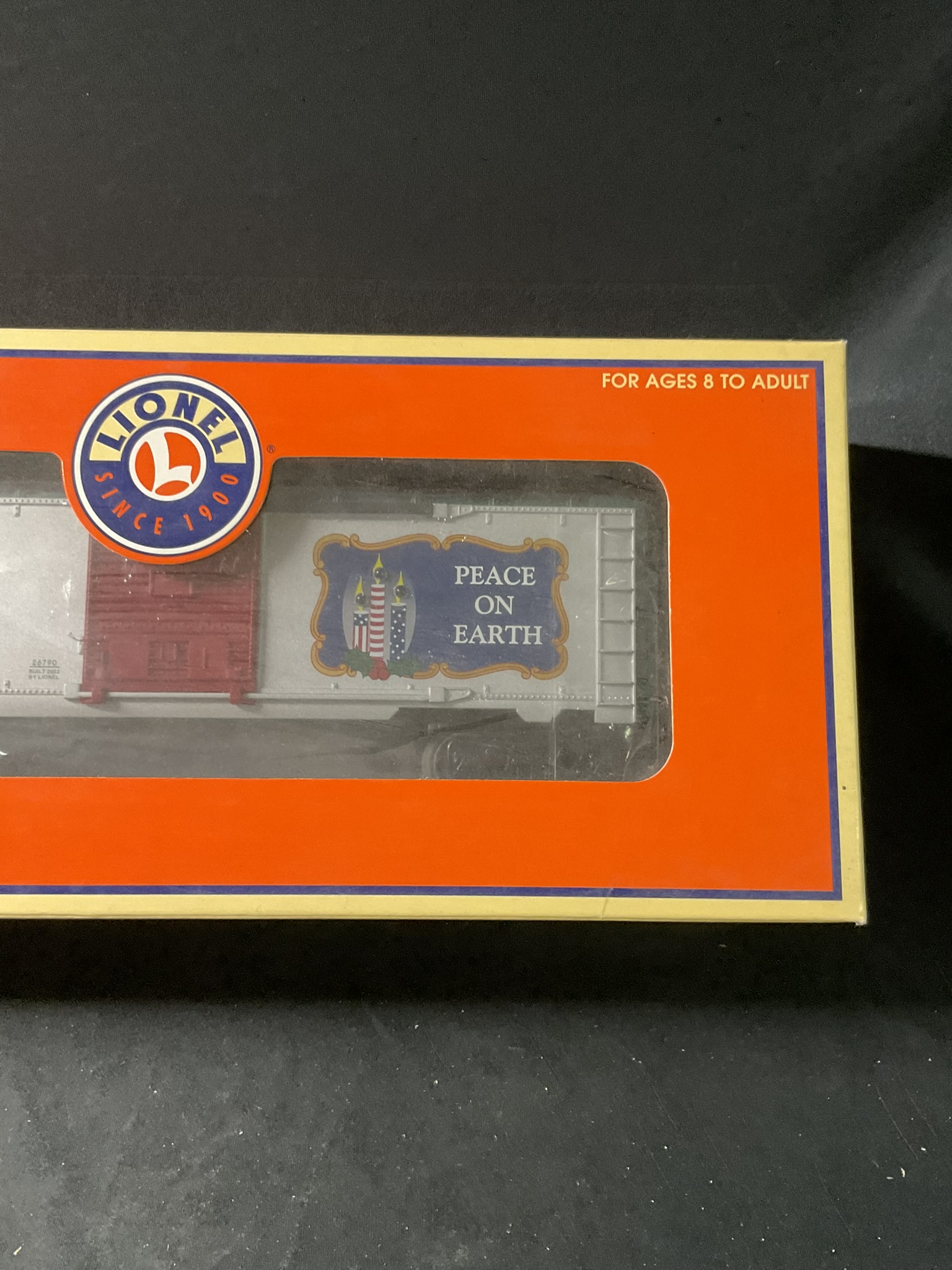 Lionel Model 6-26790 Christmas Lighted Boxcar in Original Box