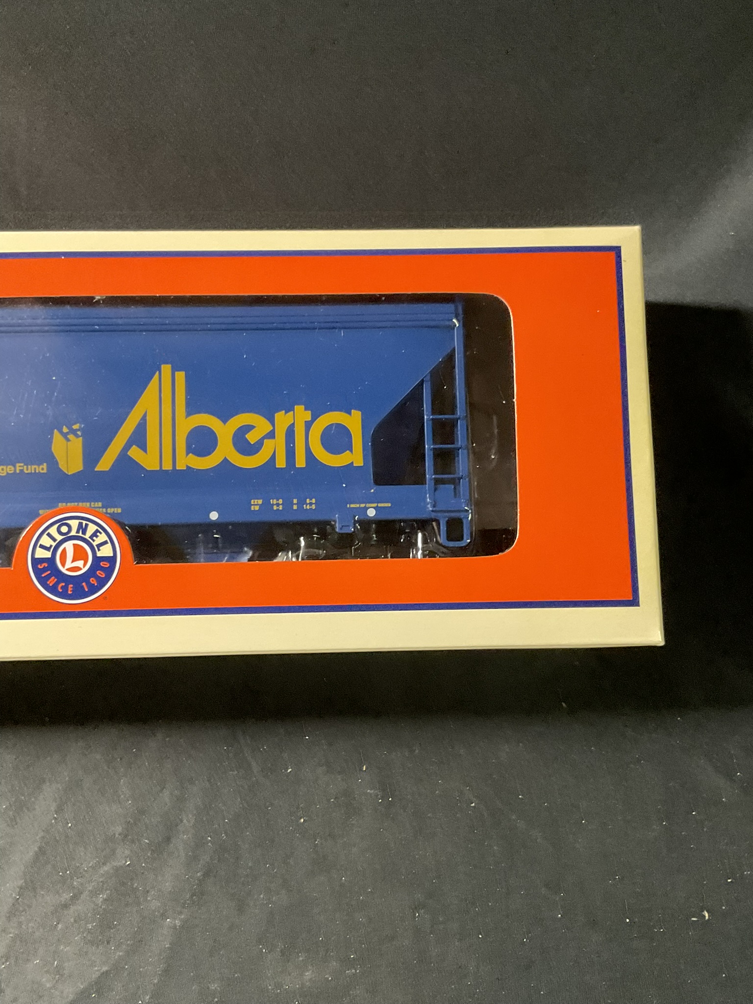 Lionel O Gauge ACF 2-Bay Hopper Alberta Heritage Fund 6-26482