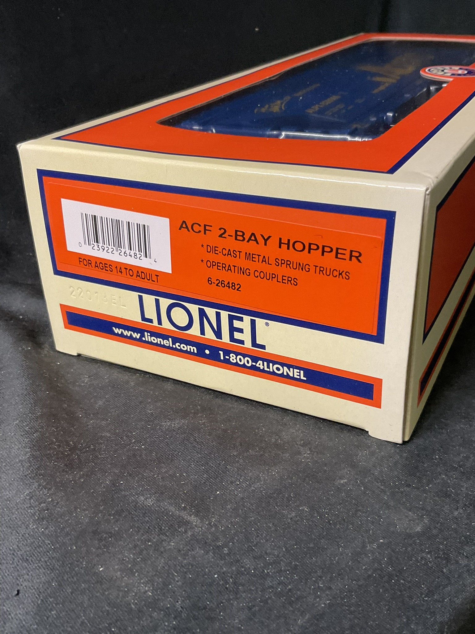 Lionel O Gauge ACF 2-Bay Hopper Alberta Heritage Fund 6-26482