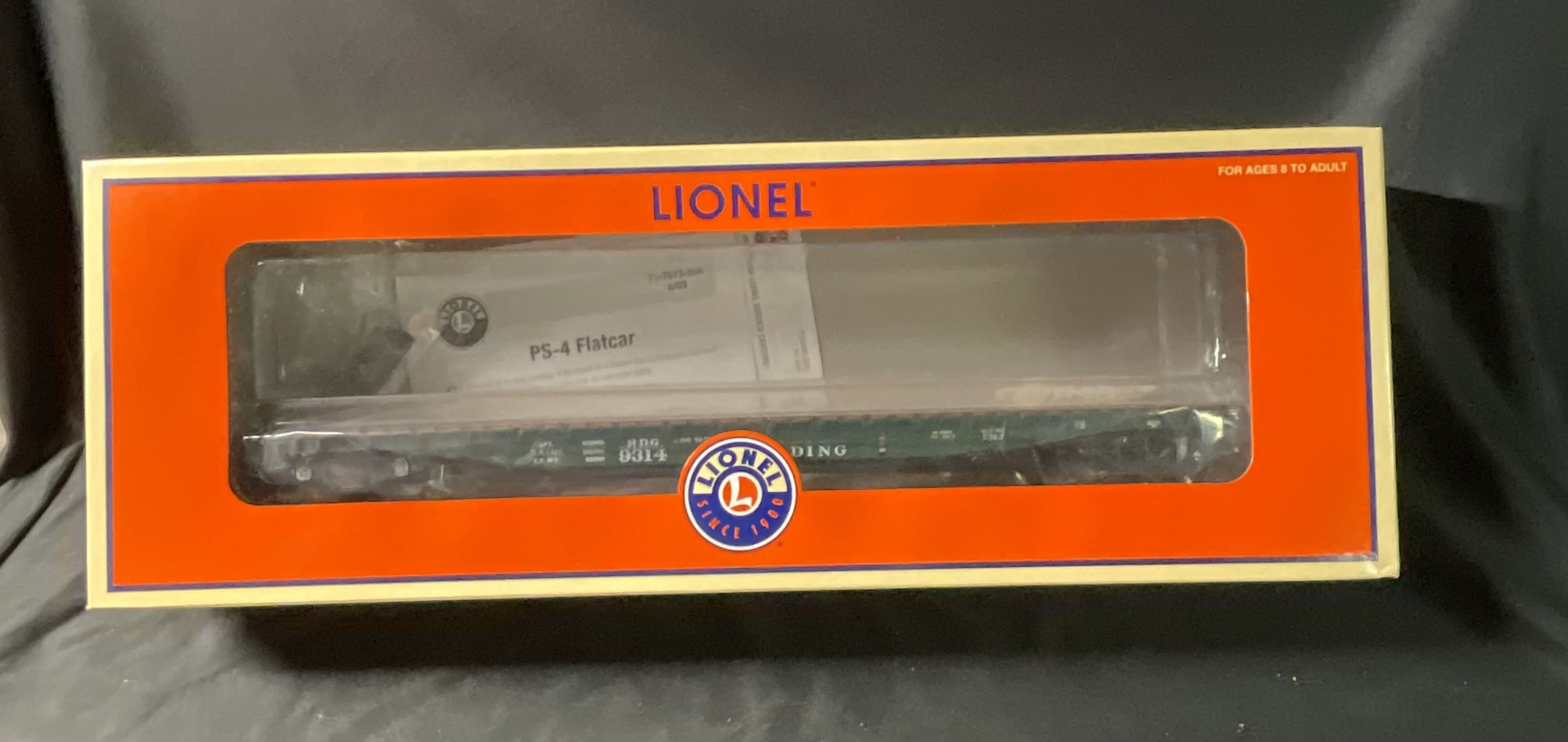Lionel 6-27512 O Gauge Reading PS-4 Flatcar with Original Box
