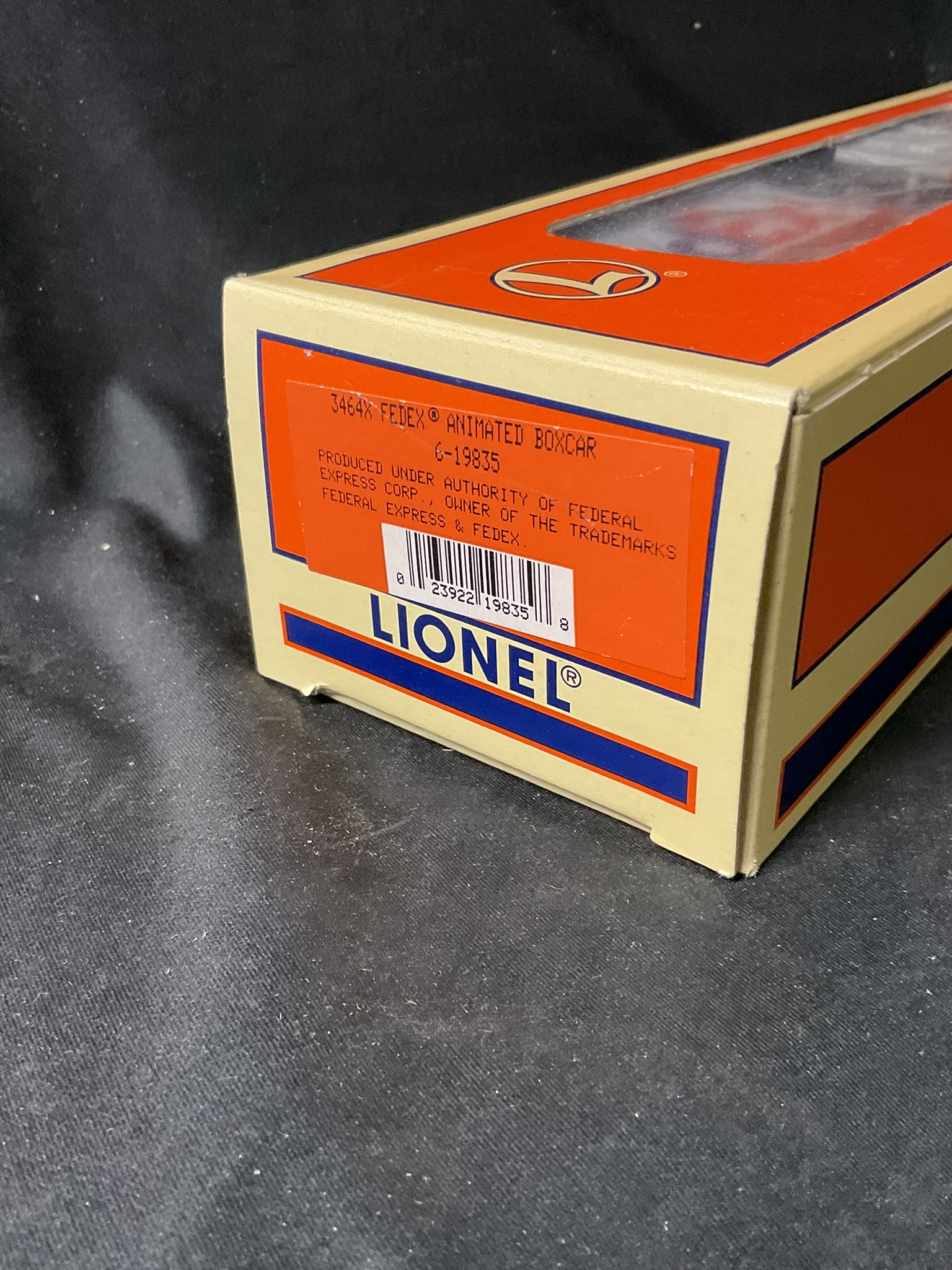 Lionel 6-19835 FedEx Animated Boxcar 3464X