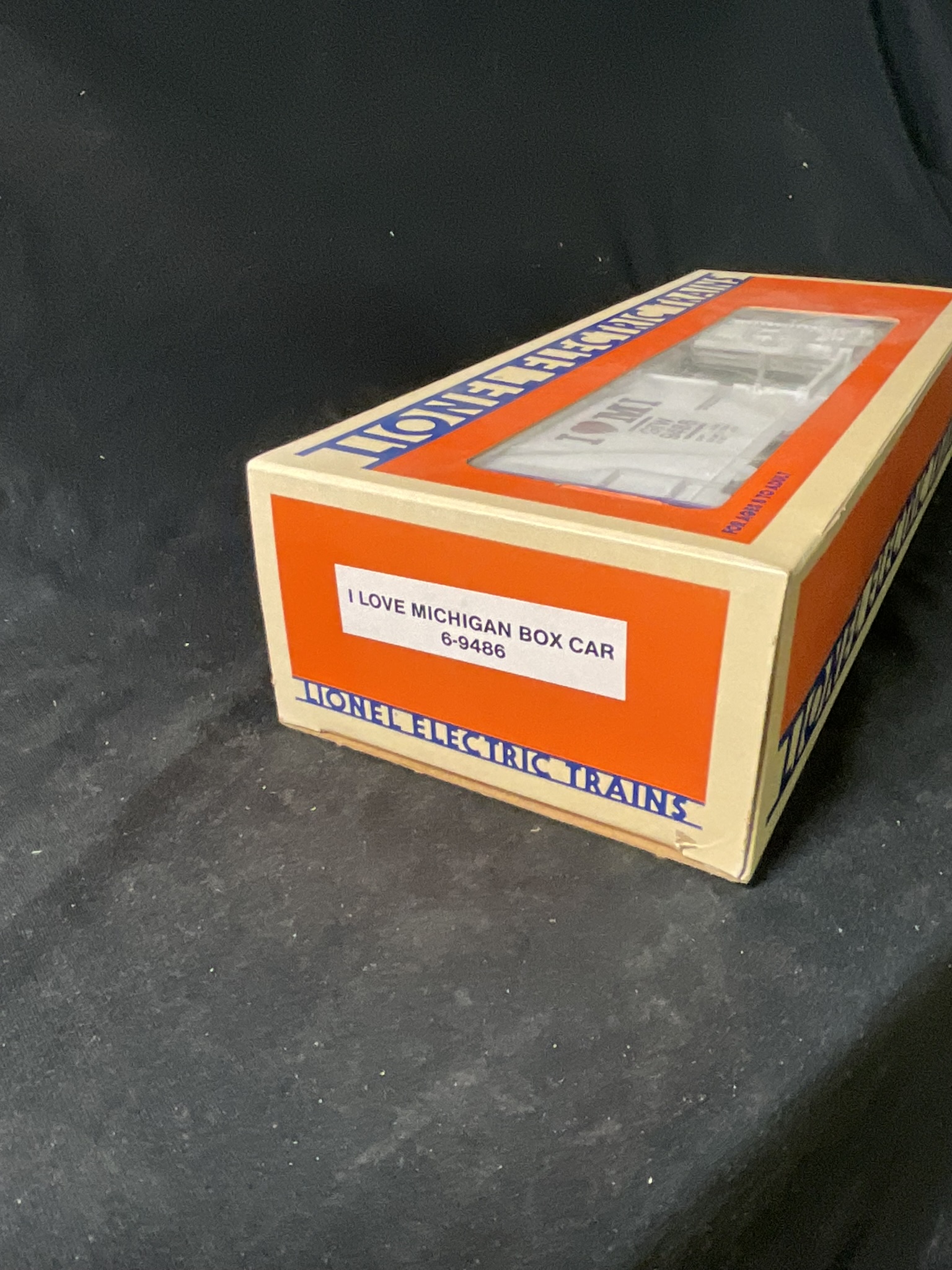 Lionel O Gauge I Love Michigan Boxcar 6-9486 in Original Box
