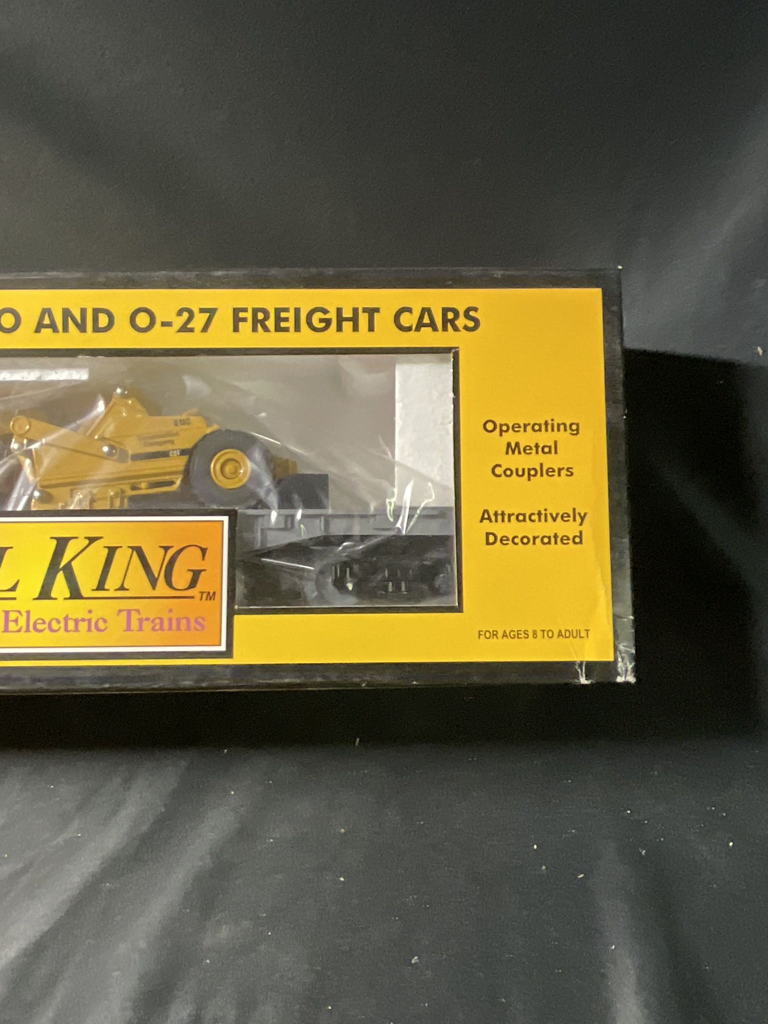 RailKing by MTH Electric Trains O-Gauge Flatcar with Ertl Earth Mover Item Number 30-7616