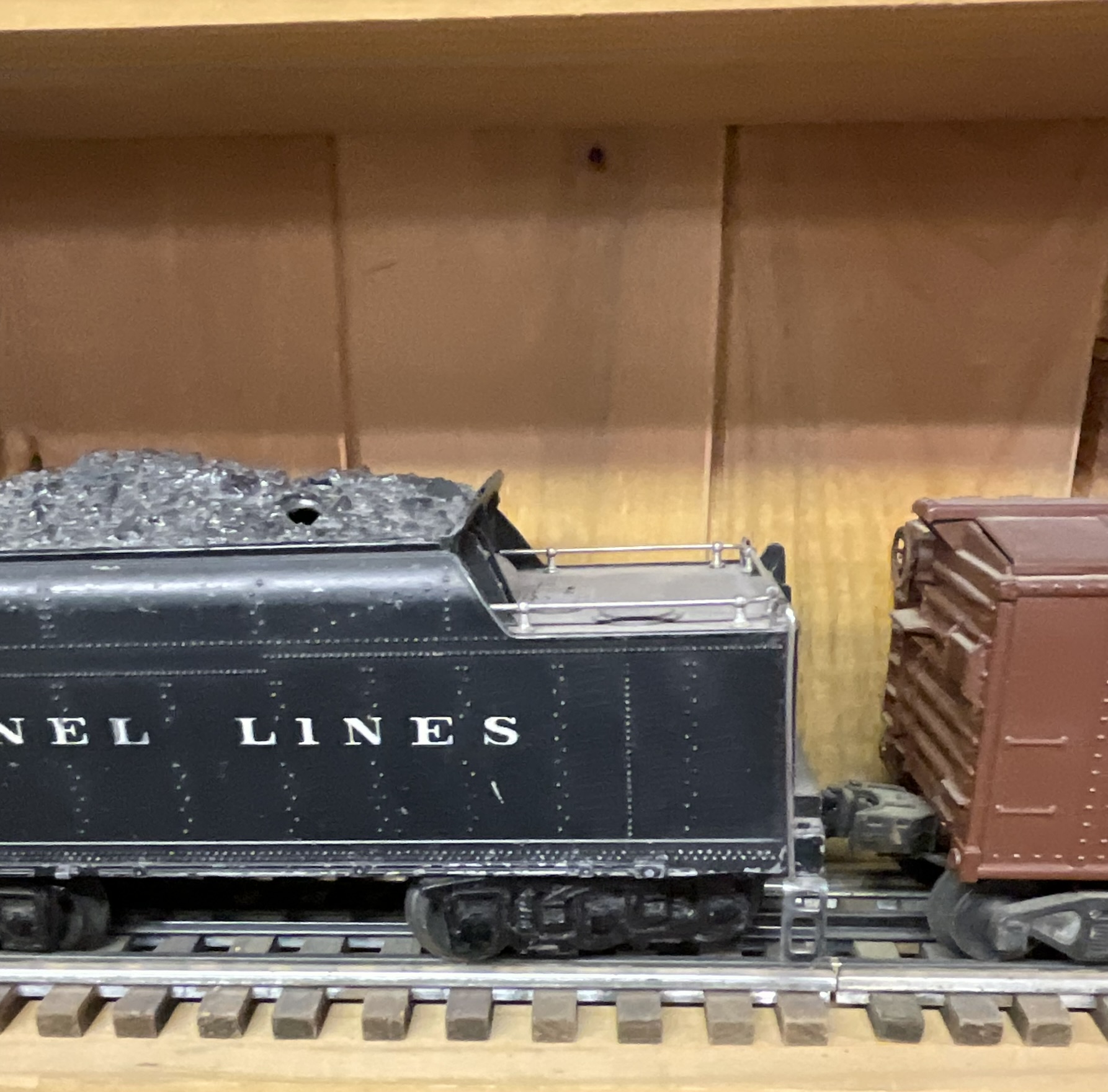 A Collection of Lionel Postwar O-Gauge Steam Locomotive and Freight Cars