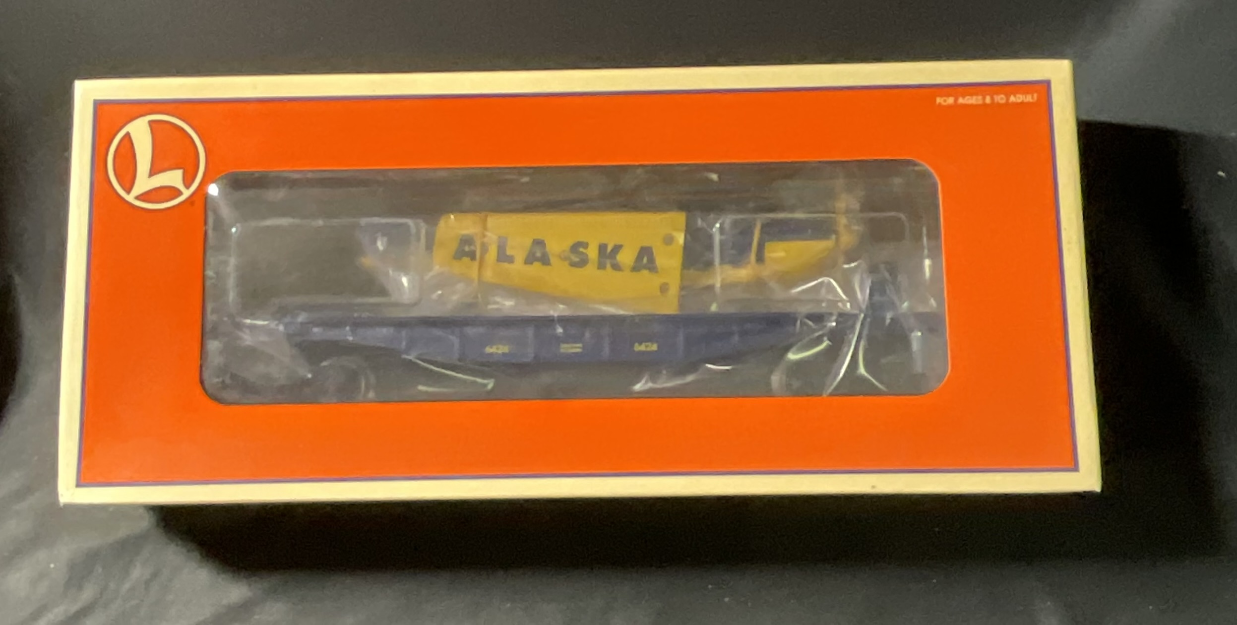 Lionel O Gauge Alaska Flatcar with Airplane 6-36021 in Original Box