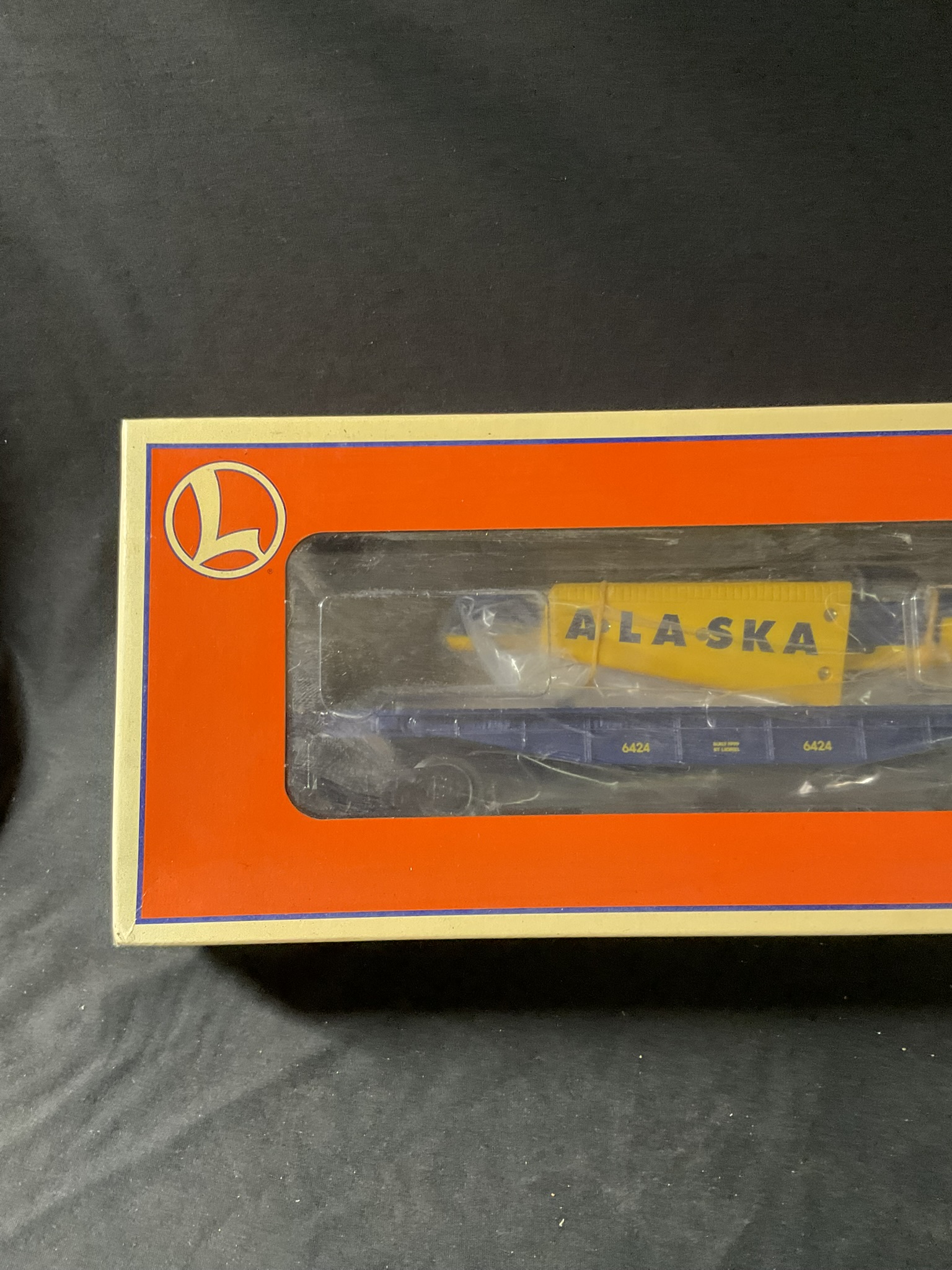 Lionel O Gauge Alaska Flatcar with Airplane 6-36021 in Original Box