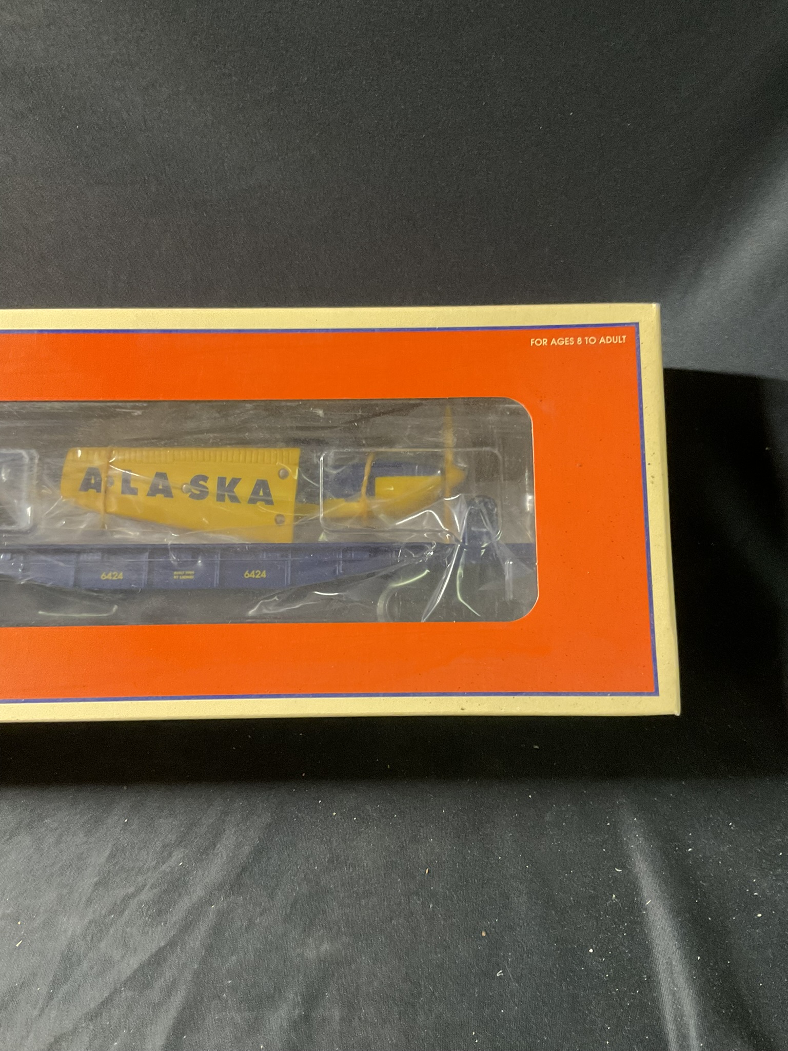 Lionel O Gauge Alaska Flatcar with Airplane 6-36021 in Original Box