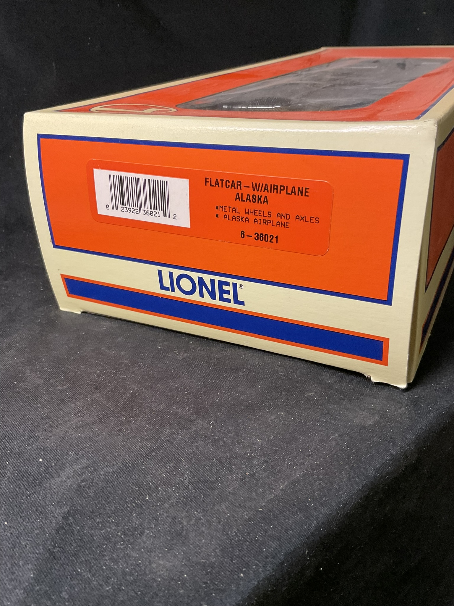 Lionel O Gauge Alaska Flatcar with Airplane 6-36021 in Original Box