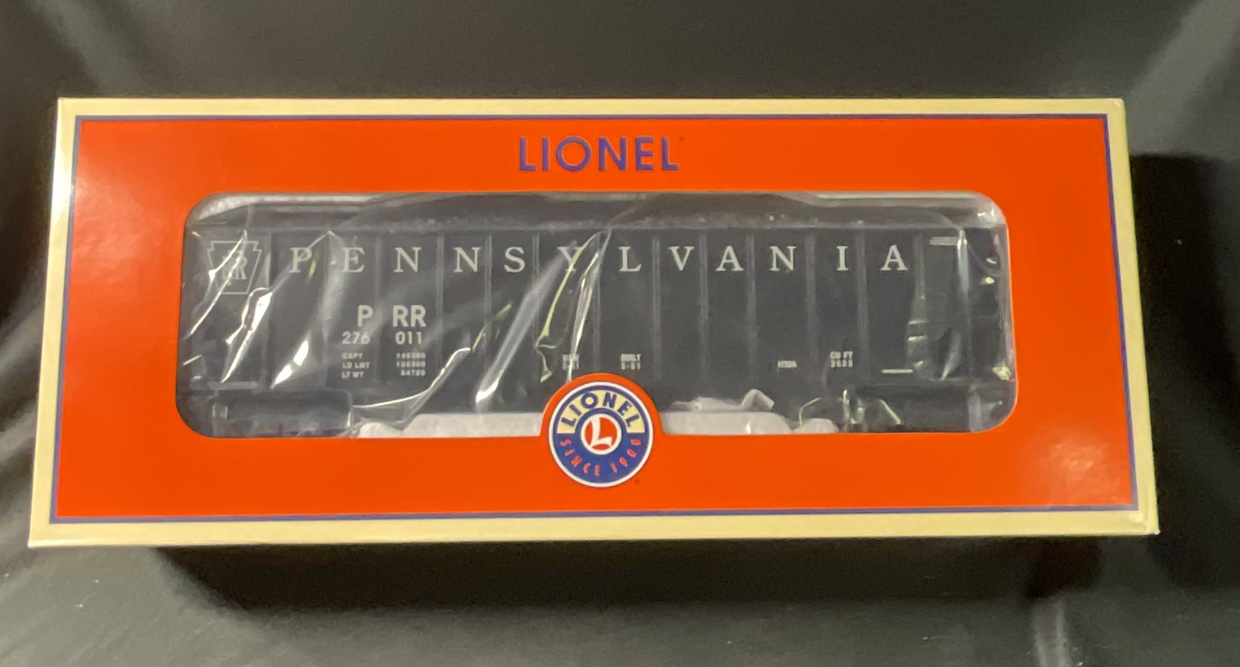 Lionel 6-29787 O Scale Pennsylvania Railroad 3-Bay Open Hopper No. 276011