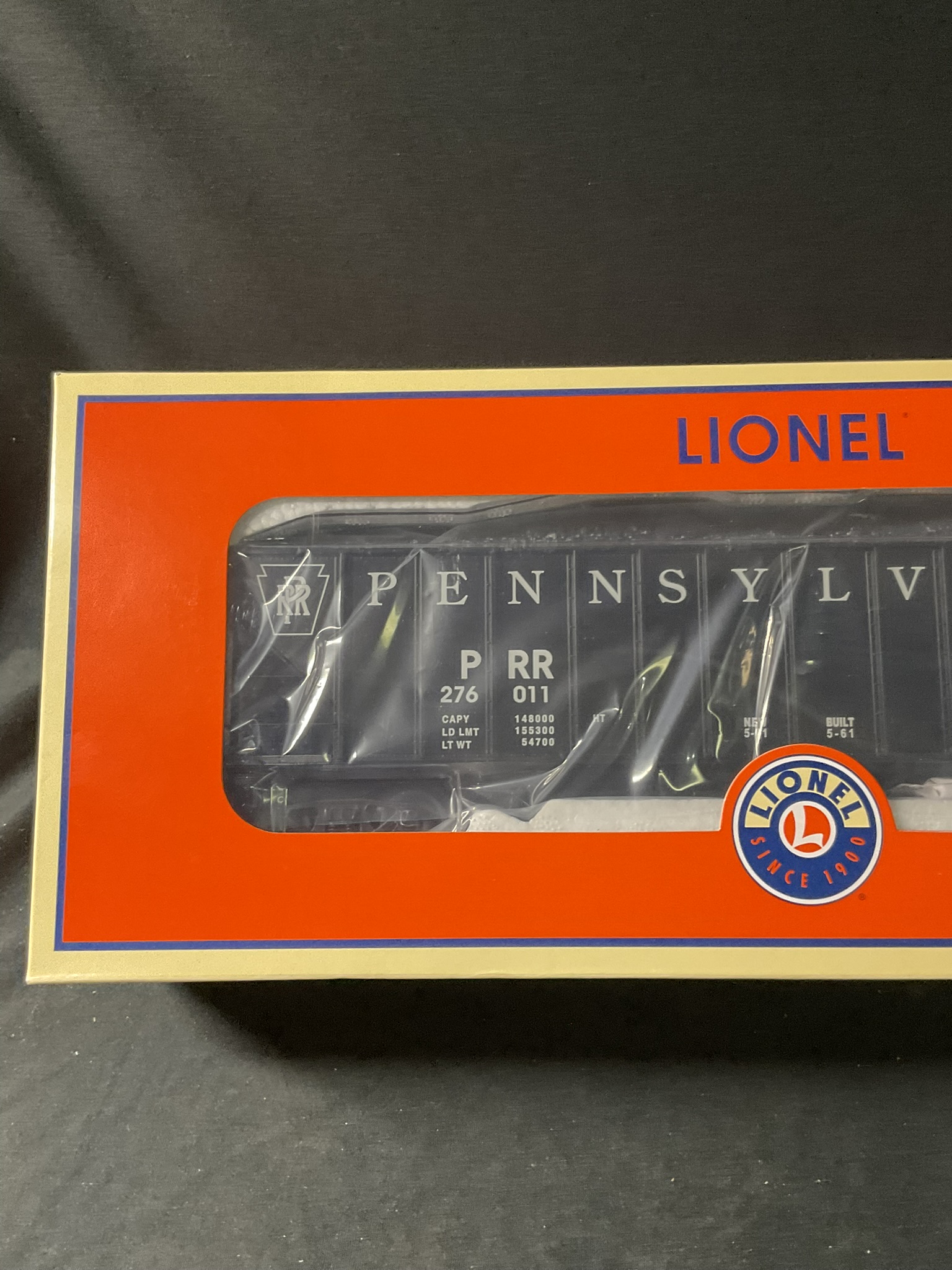 Lionel 6-29787 O Scale Pennsylvania Railroad 3-Bay Open Hopper No. 276011