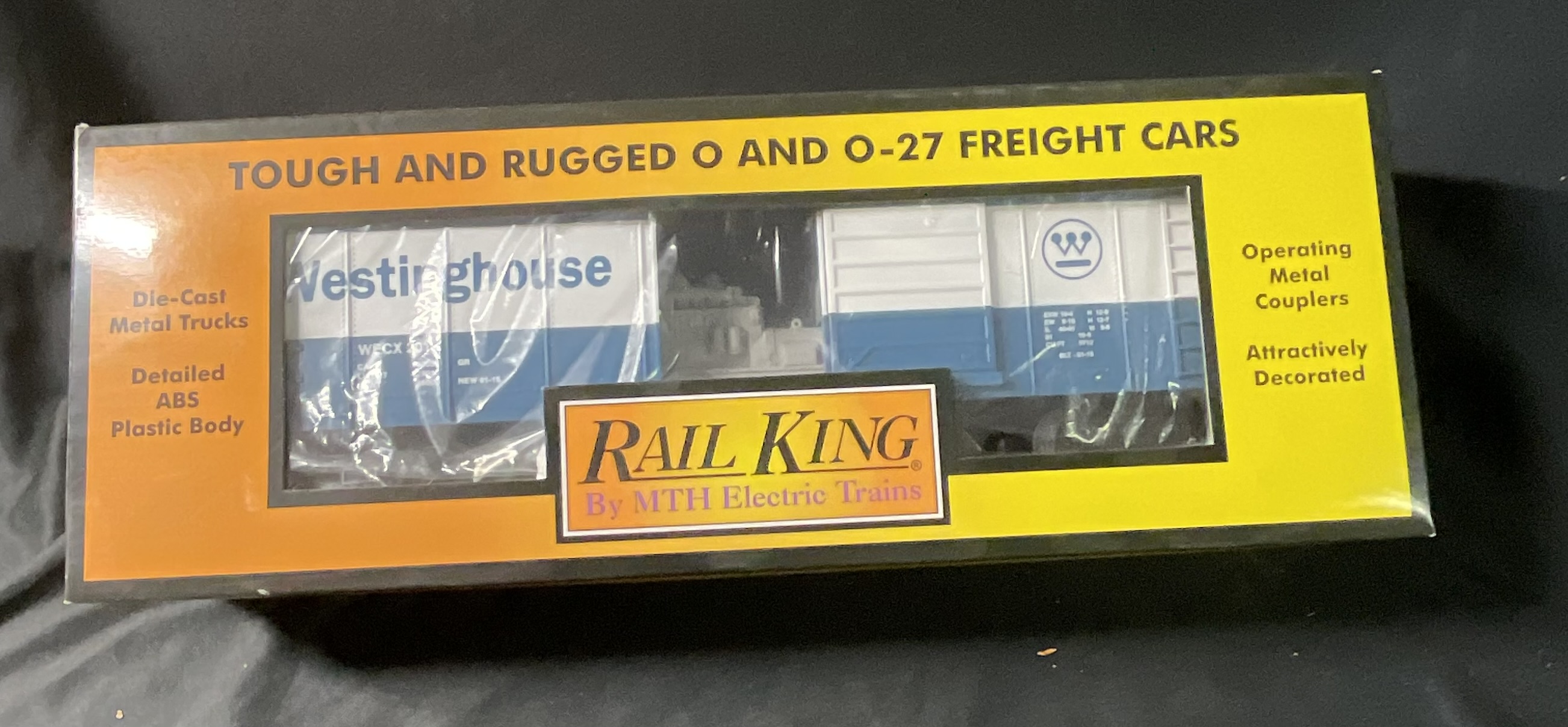 MTH RailKing Westinghouse Rounded Roof Box Car with Generator 30-74802