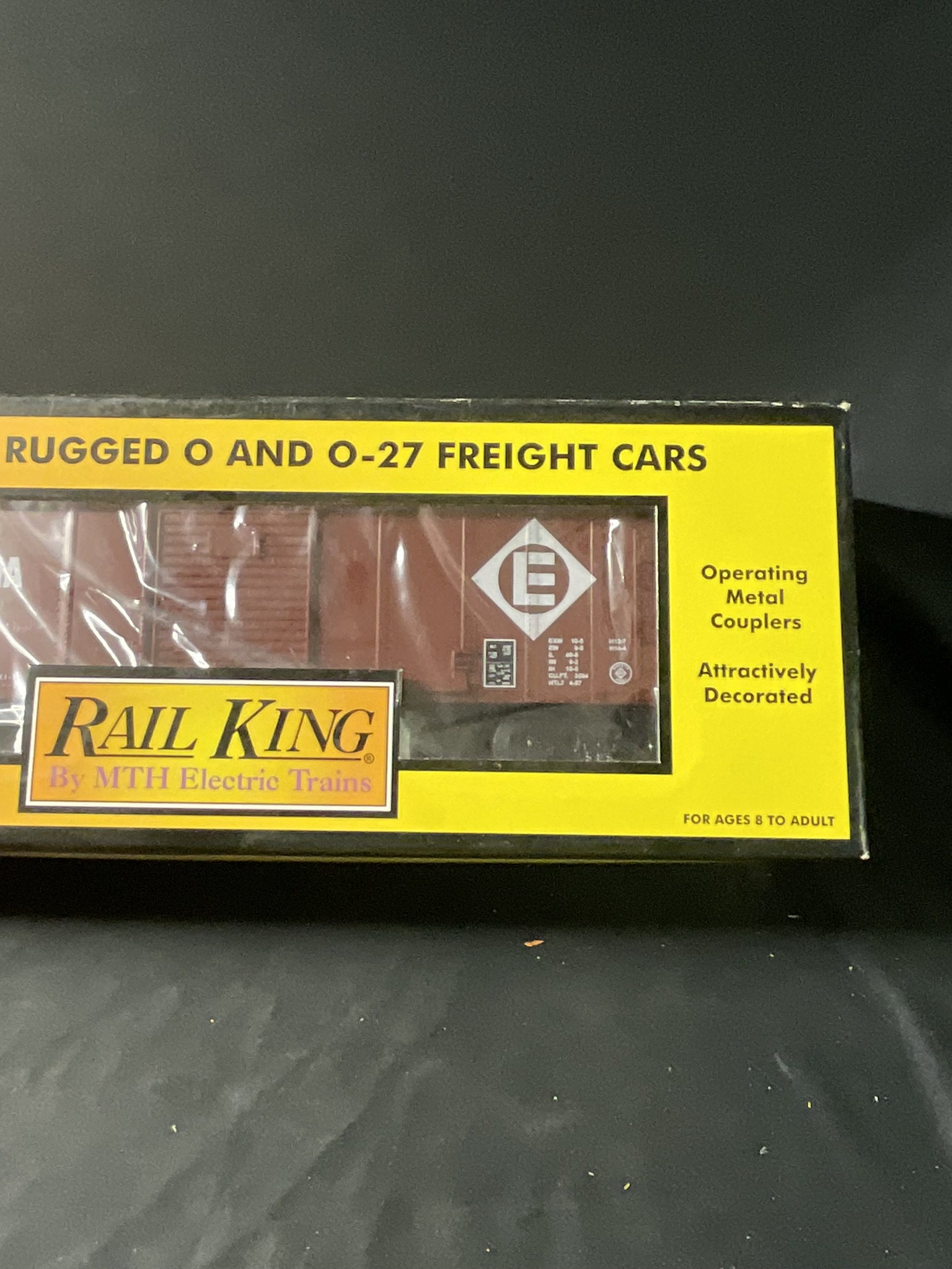 Rail King by MTH Electric Trains O Gauge Erie Lackawanna Boxcar 30-7428