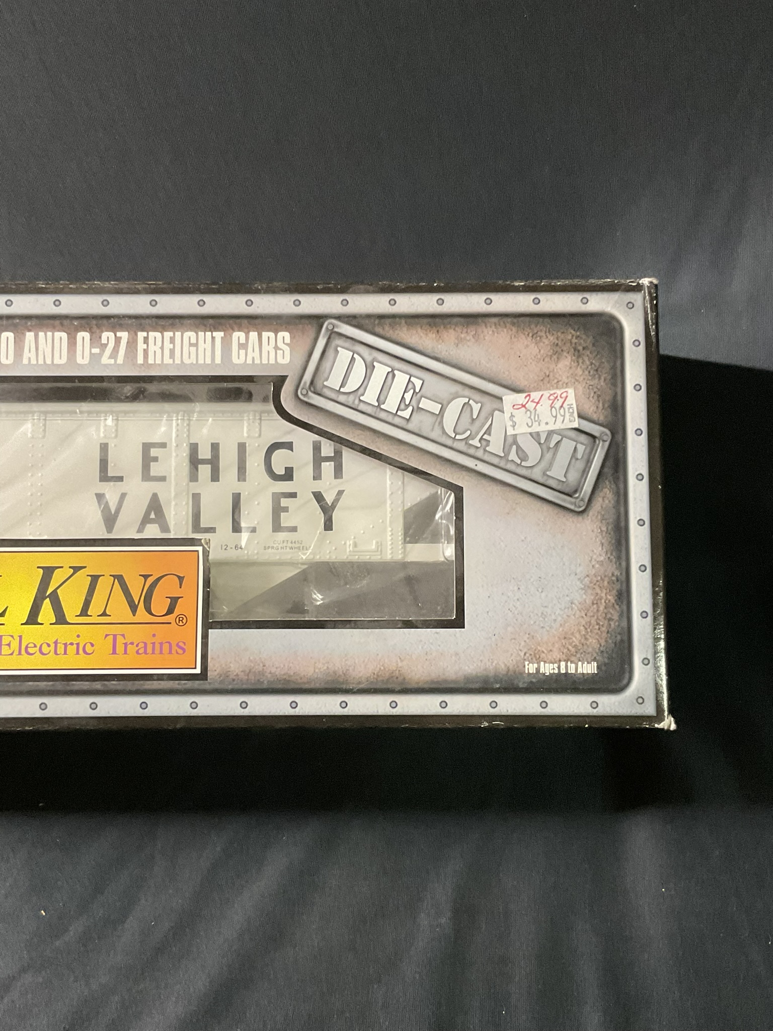 Rail King by M.T.H. Electric Trains Lehigh Valley 4-Bay Hopper 30-8002