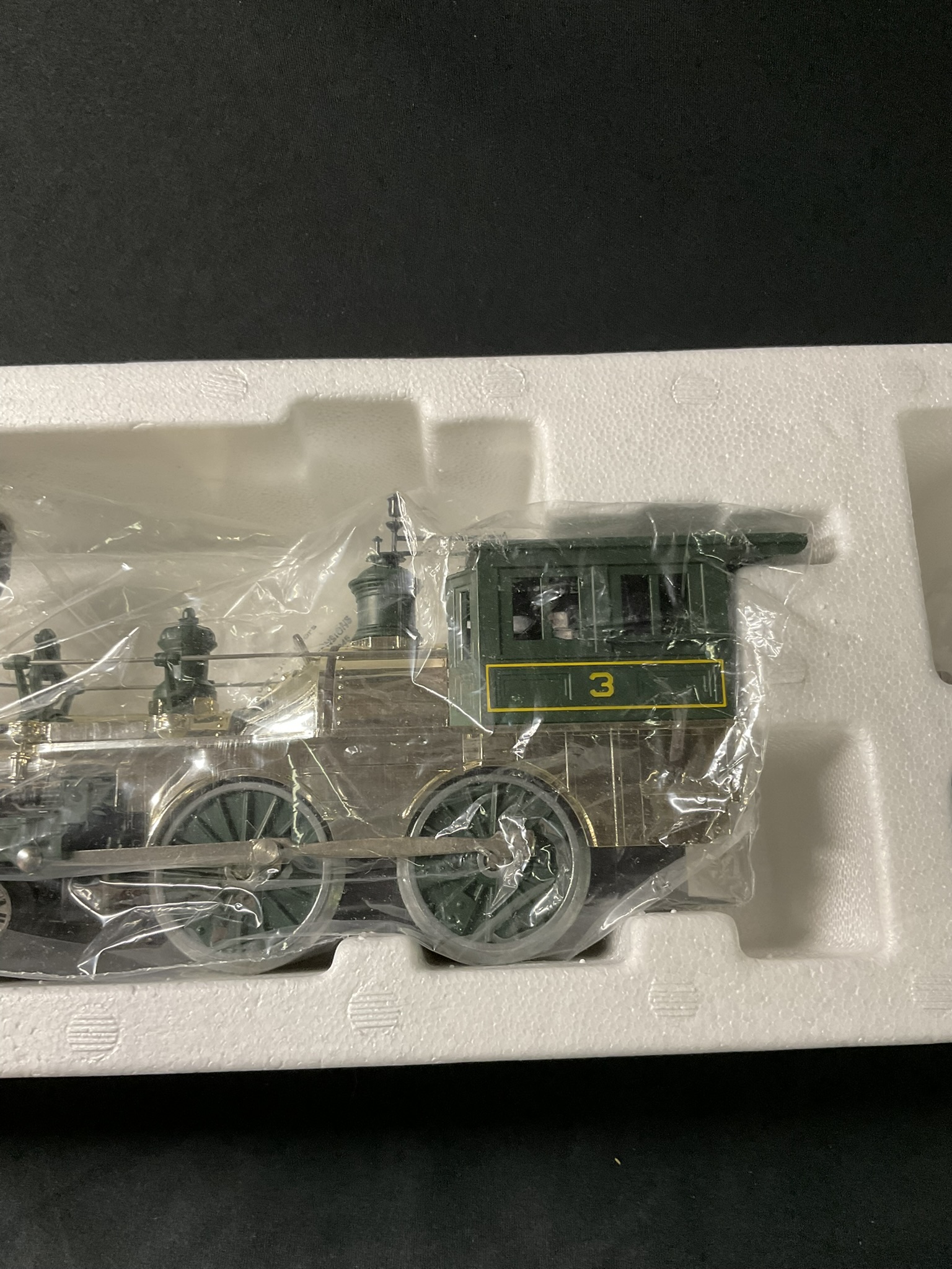 A Pair of Union Pacific 4-4-0 General Type Steam Locomotive and Tender Models