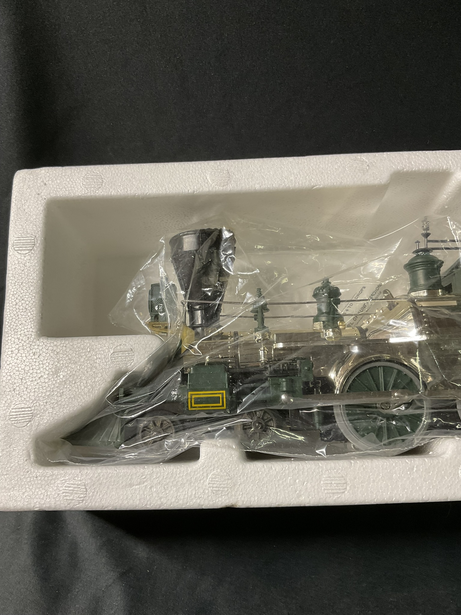 A Pair of Union Pacific 4-4-0 General Type Steam Locomotive and Tender Models