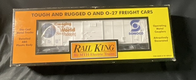 MTH RailKing 30-74086 Sonoco Boxcar