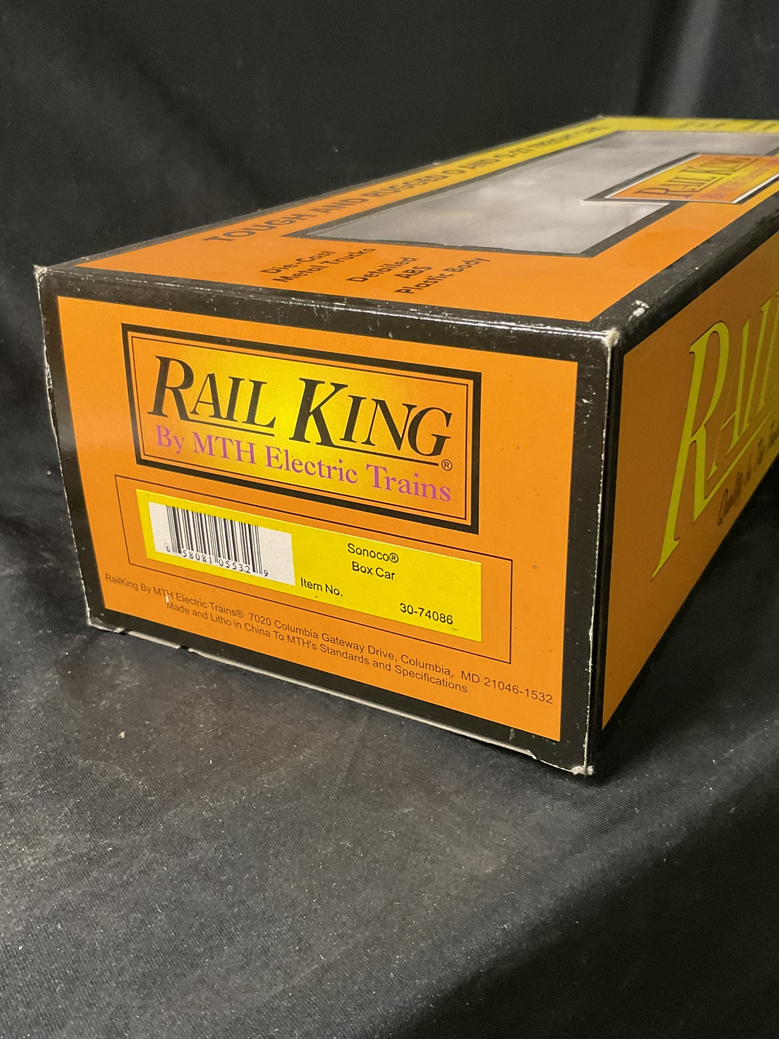 MTH RailKing 30-74086 Sonoco Boxcar