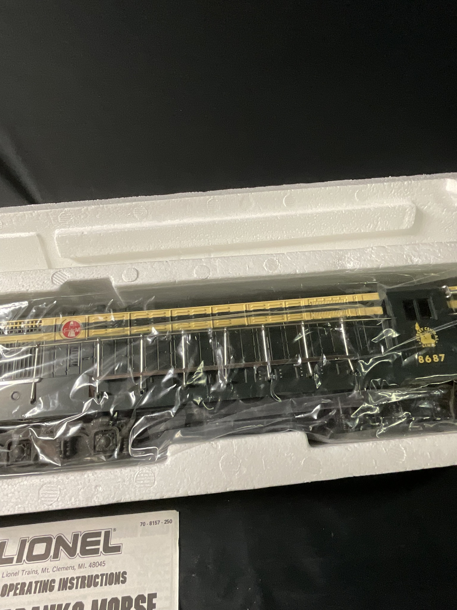 Lionel 6-8687 Jersey Central Fairbanks Morse Train Master Diesel Locomotive O-Gauge