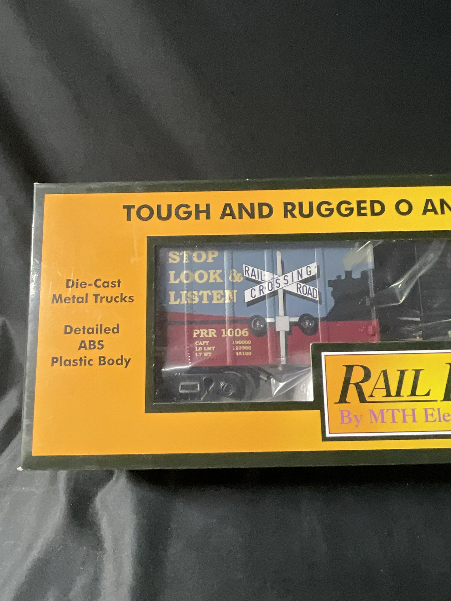 MTH RailKing Pennsylvania Railroad Box Car with Blinking LEDs Item Number 30-74828