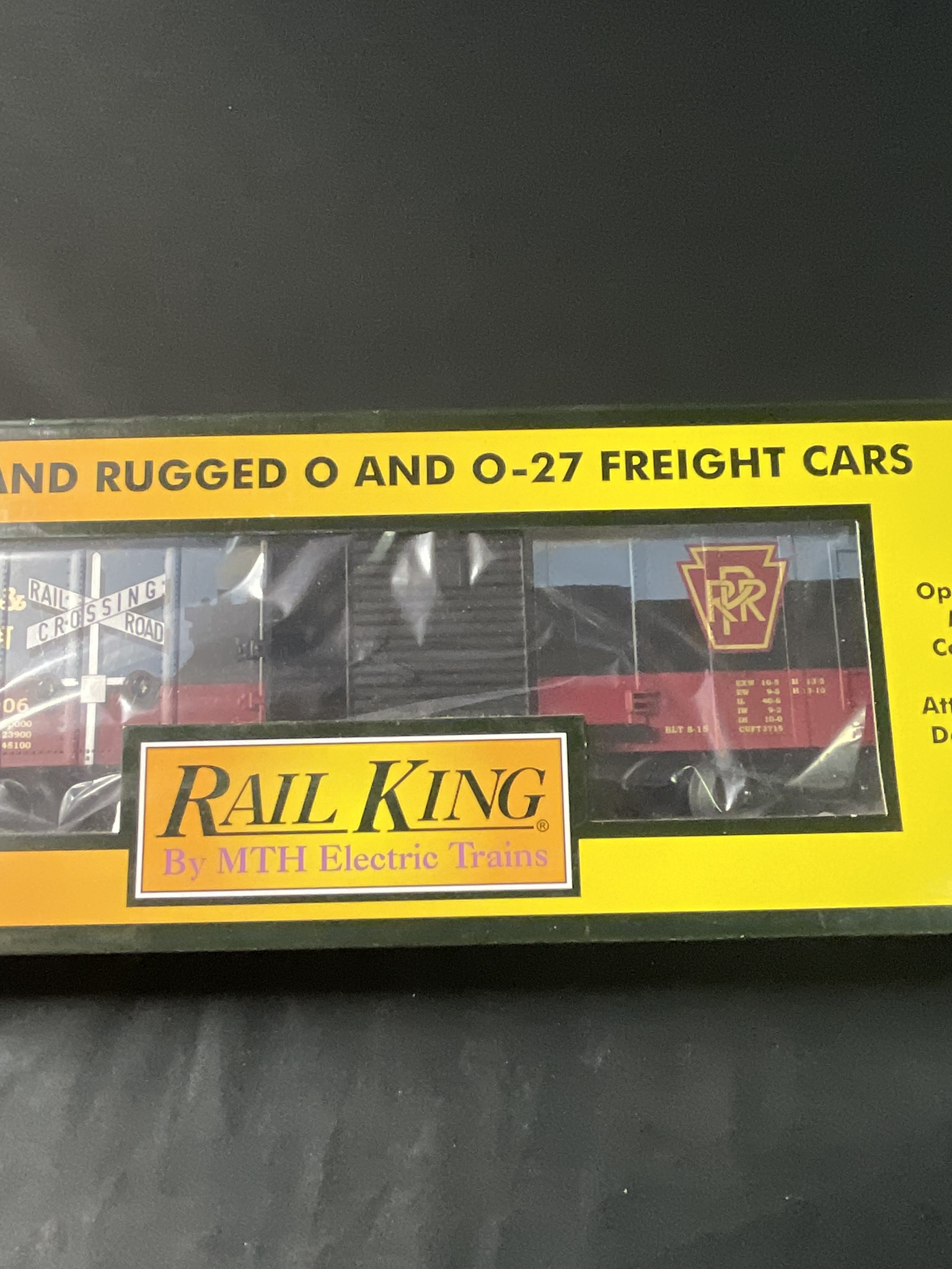 MTH RailKing Pennsylvania Railroad Box Car with Blinking LEDs Item Number 30-74828