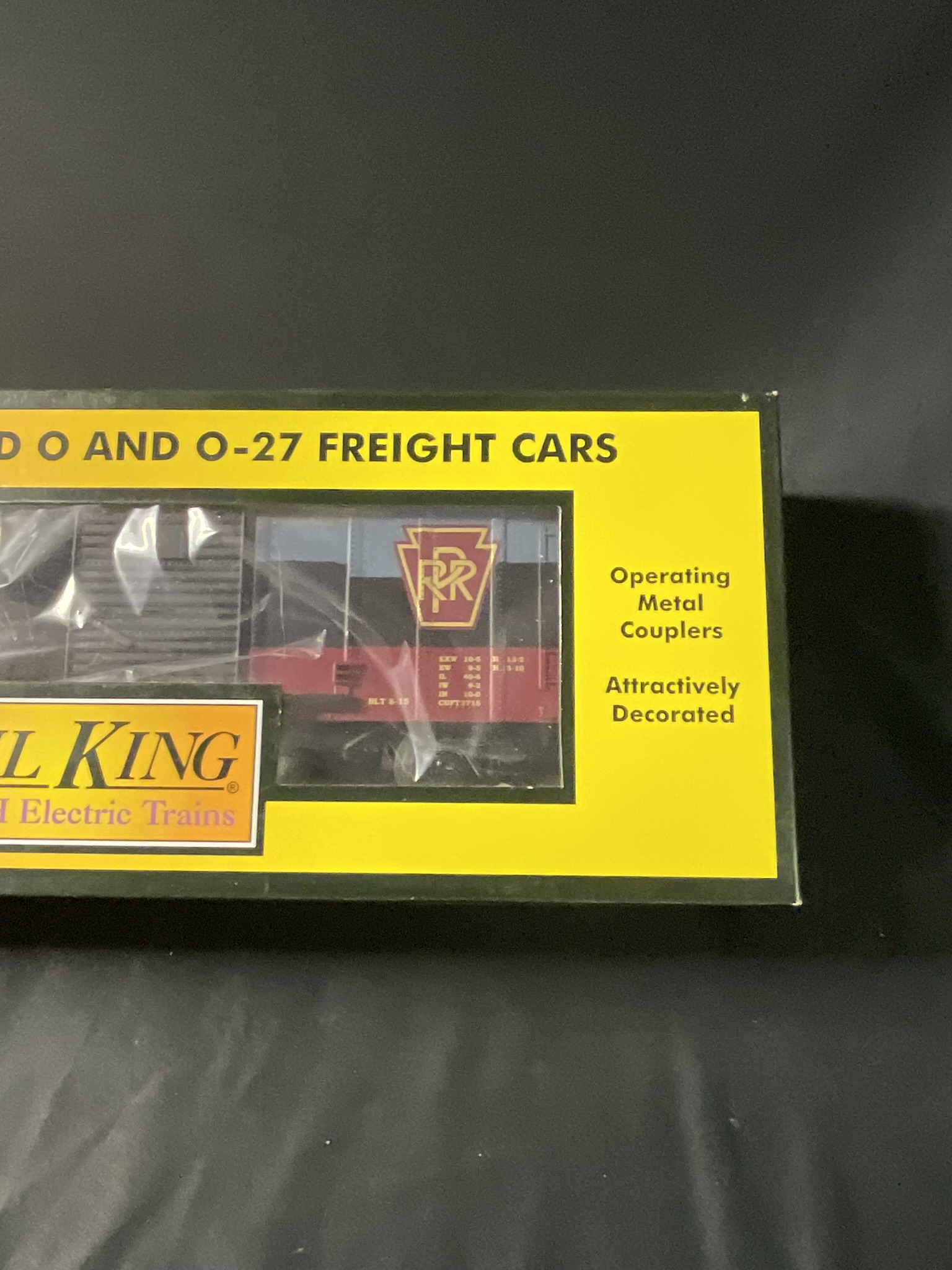 MTH RailKing Pennsylvania Railroad Box Car with Blinking LEDs Item Number 30-74828