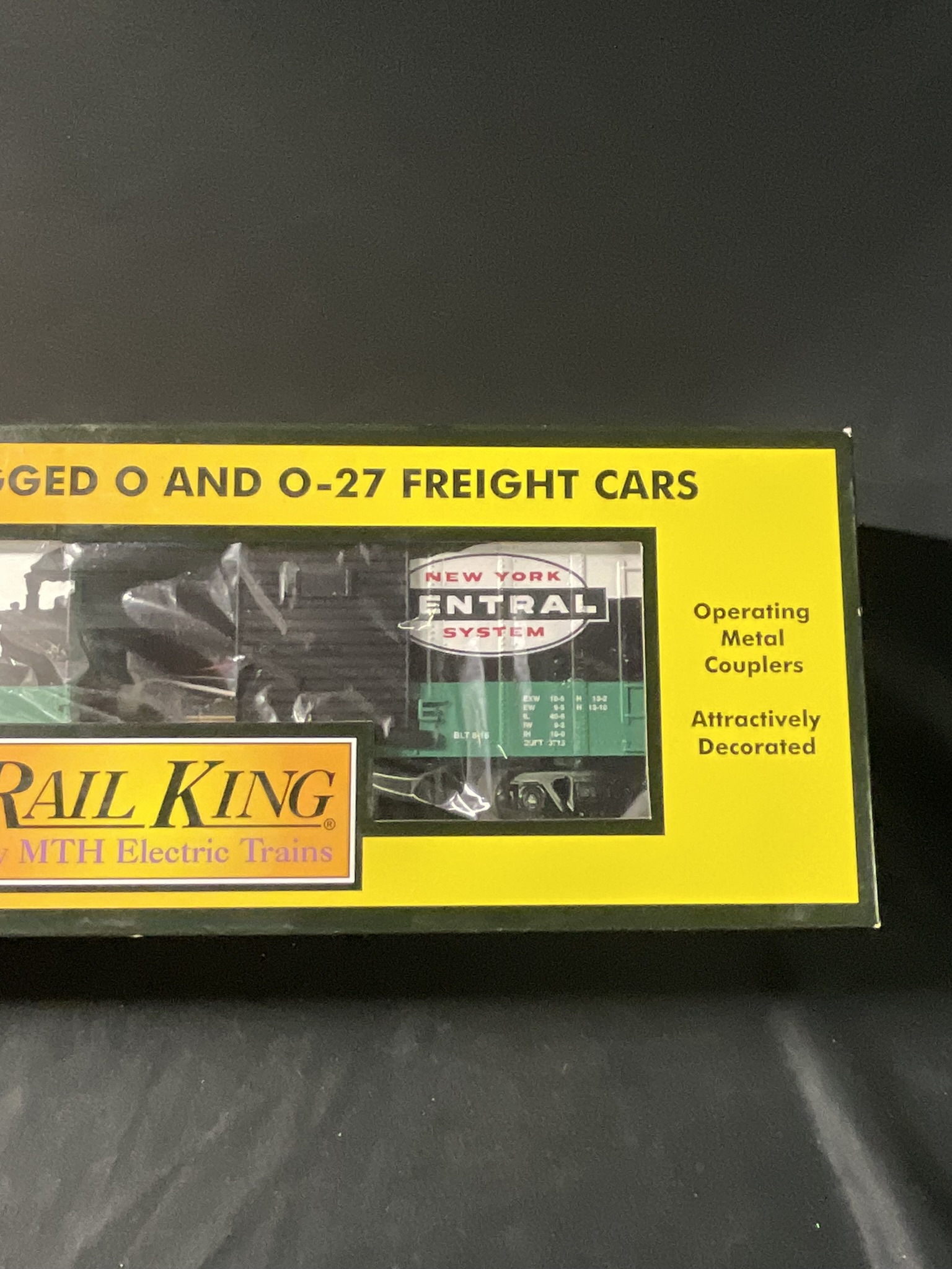 MTH RailKing New York Central Box Car with Blinking LEDs 30-74827