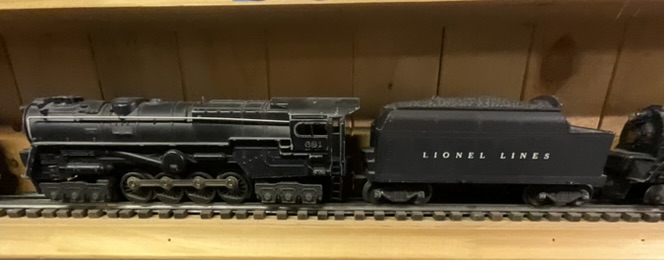 Lionel Postwar O-Gauge #681 S-2 Steam Turbine Locomotive and Tender