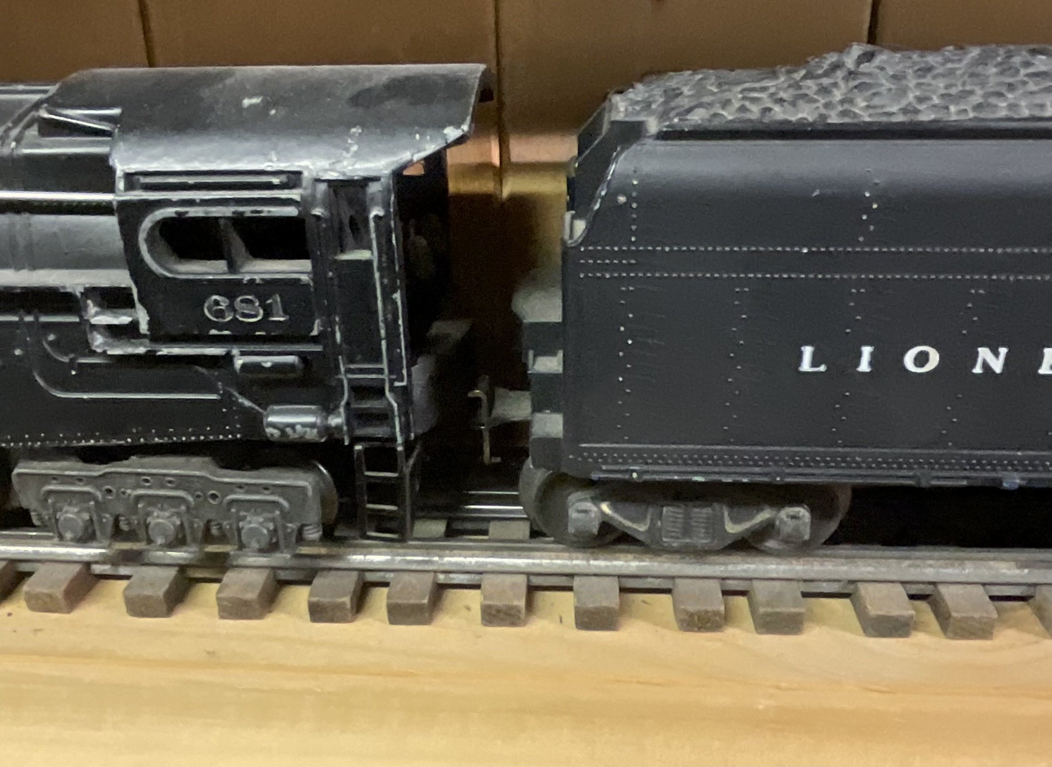 Lionel Postwar O-Gauge #681 S-2 Steam Turbine Locomotive and Tender
