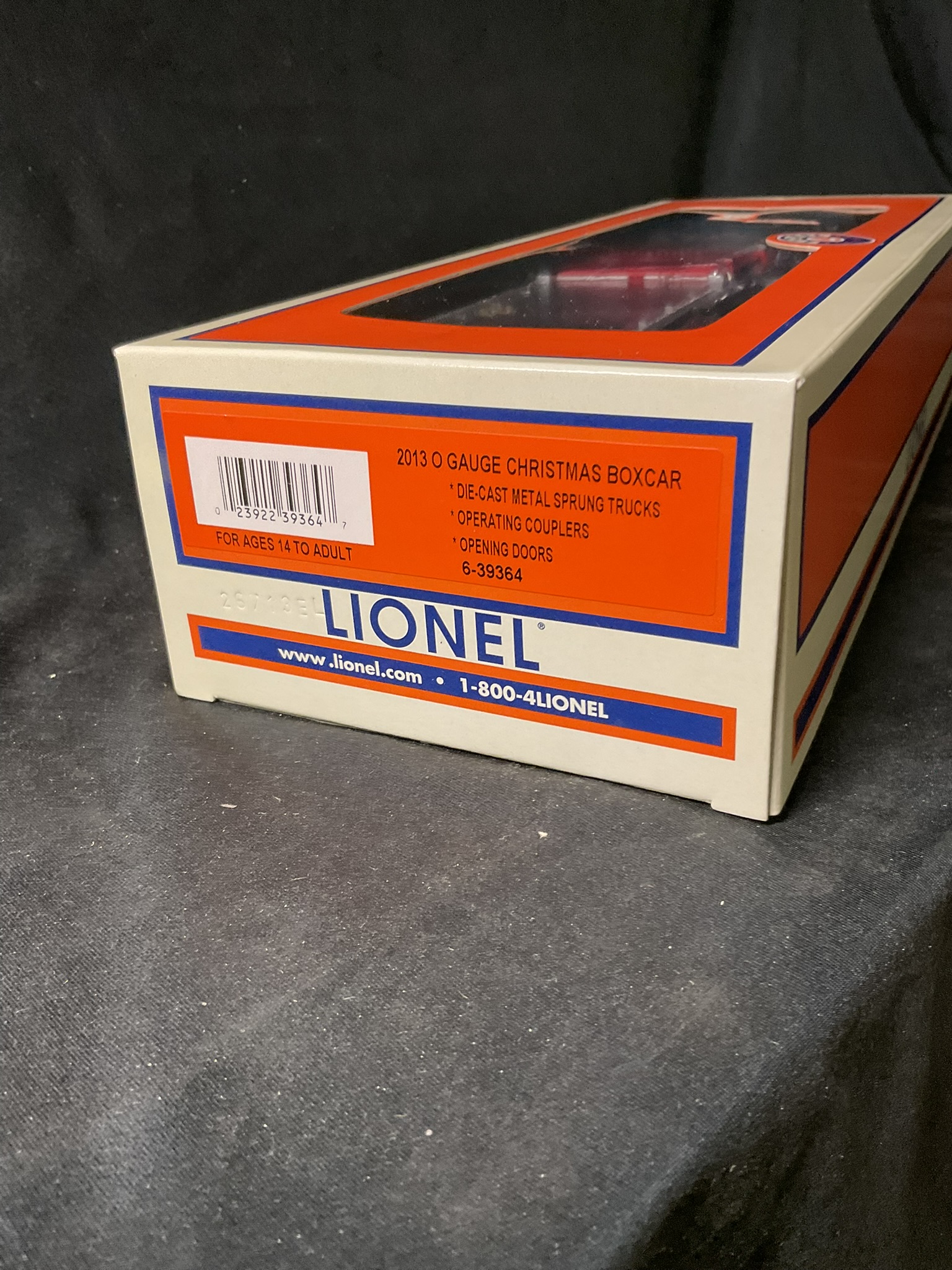 Lionel 2013 O Gauge Christmas Boxcar 6-39364 in Original Box