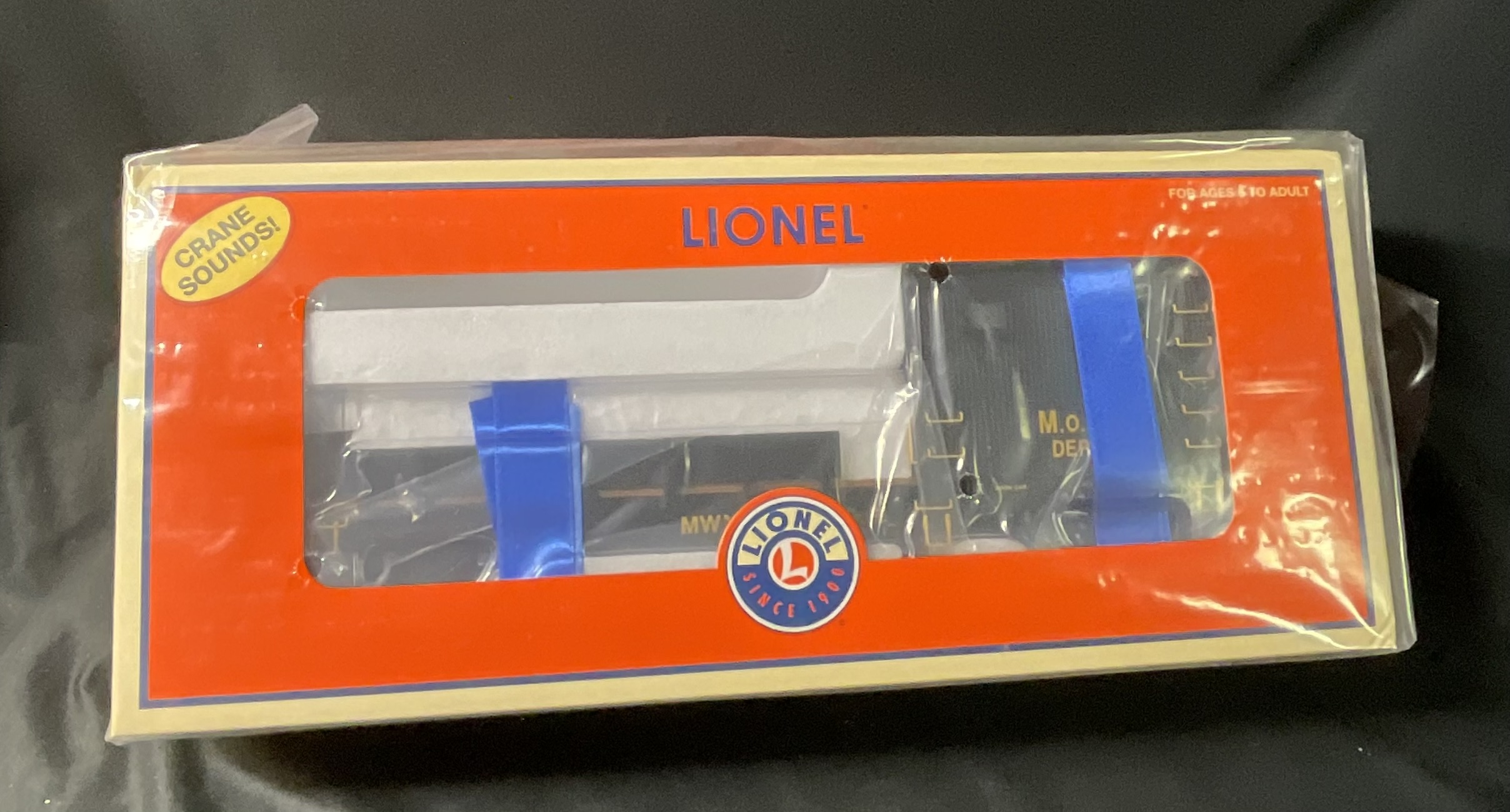 Lionel Model 6-29816 M.O.W. Boom Car with Crane Sounds
